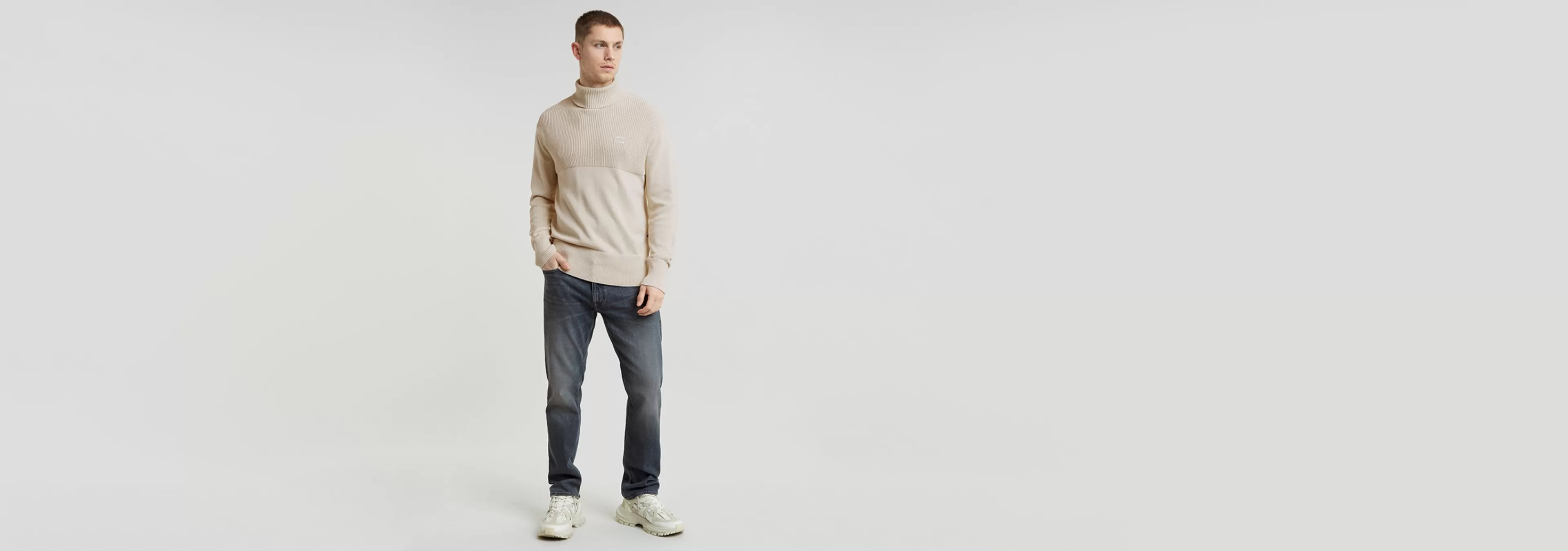 Fashion G-Star Gebreide Coltrui Essential whitebait