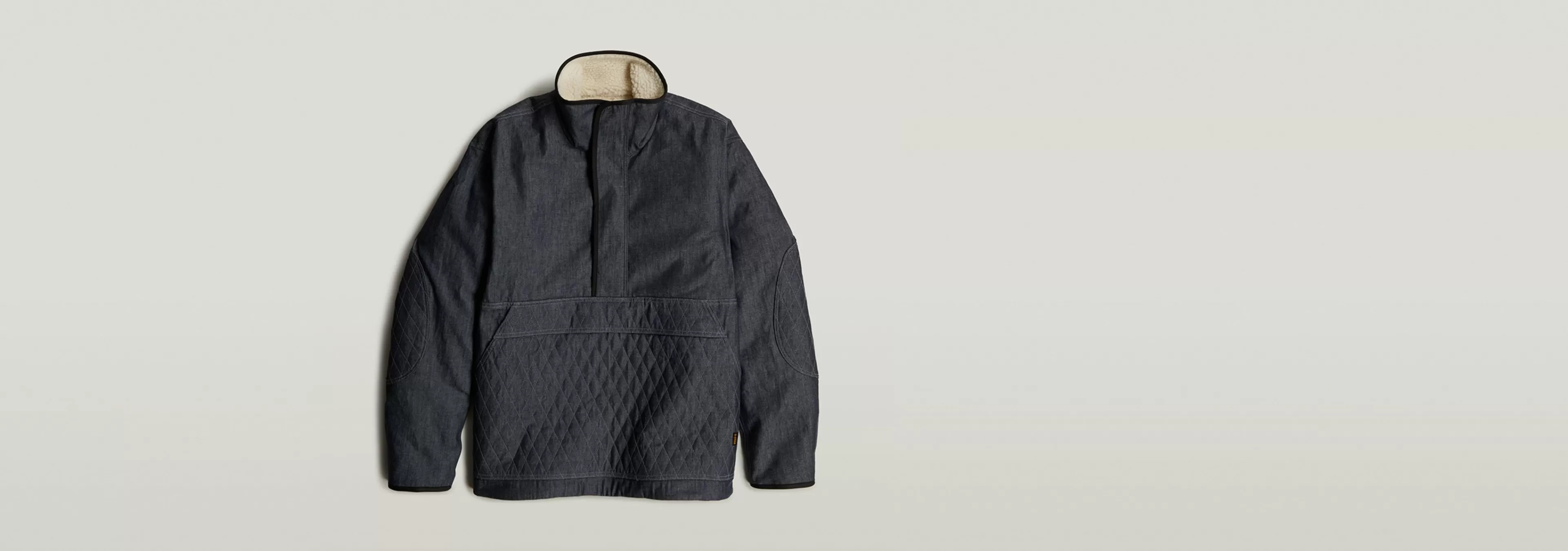 Cheap G-Star Gewatteerde Shanorak raw denim
