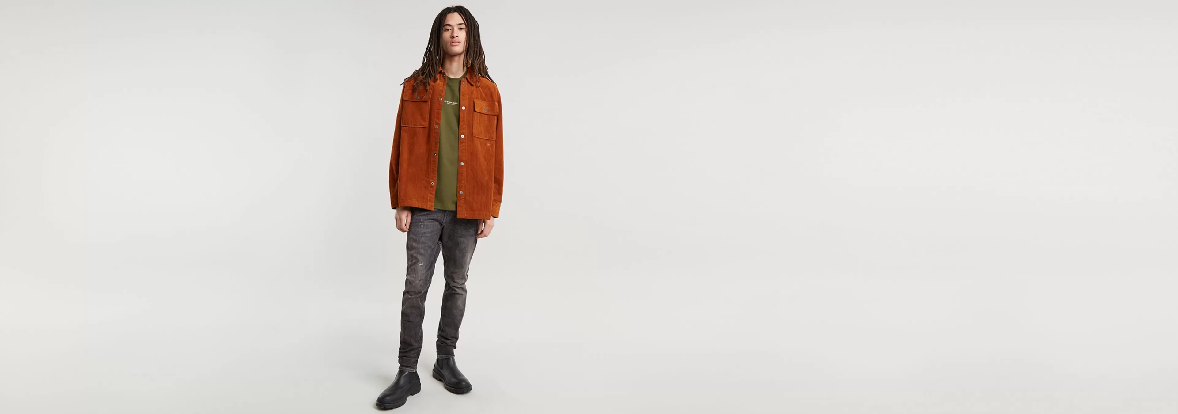Clearance G-Star GPO Overshirt rodeo/dk moss