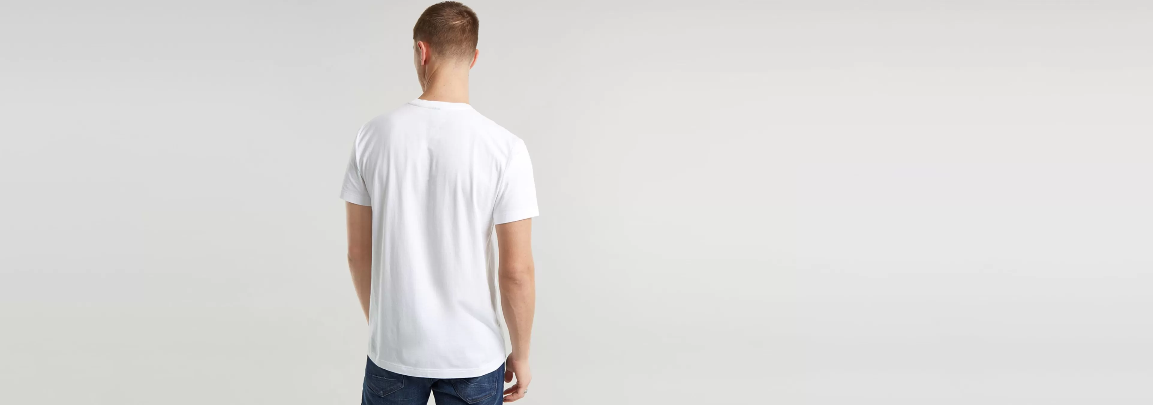 Shop G-Star Gradient Graphic T-Shirt white