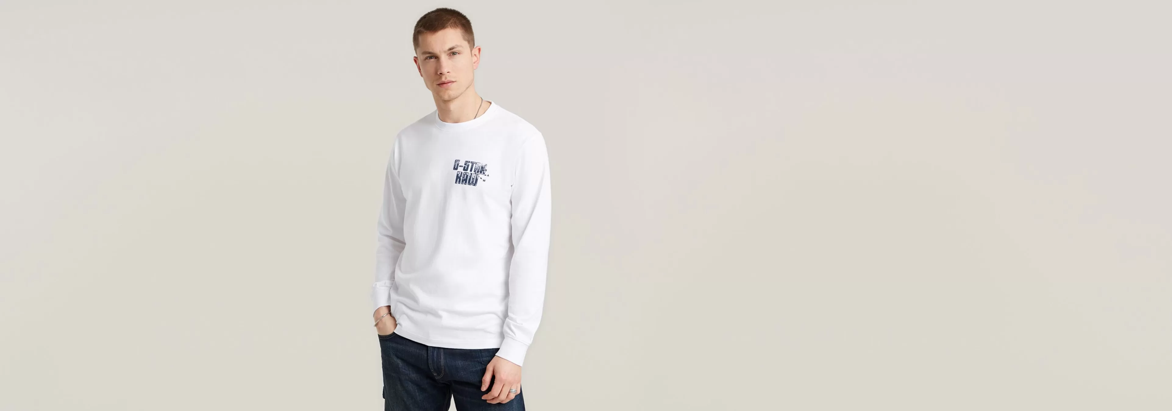 Online G-Star Graphic T-Shirt white