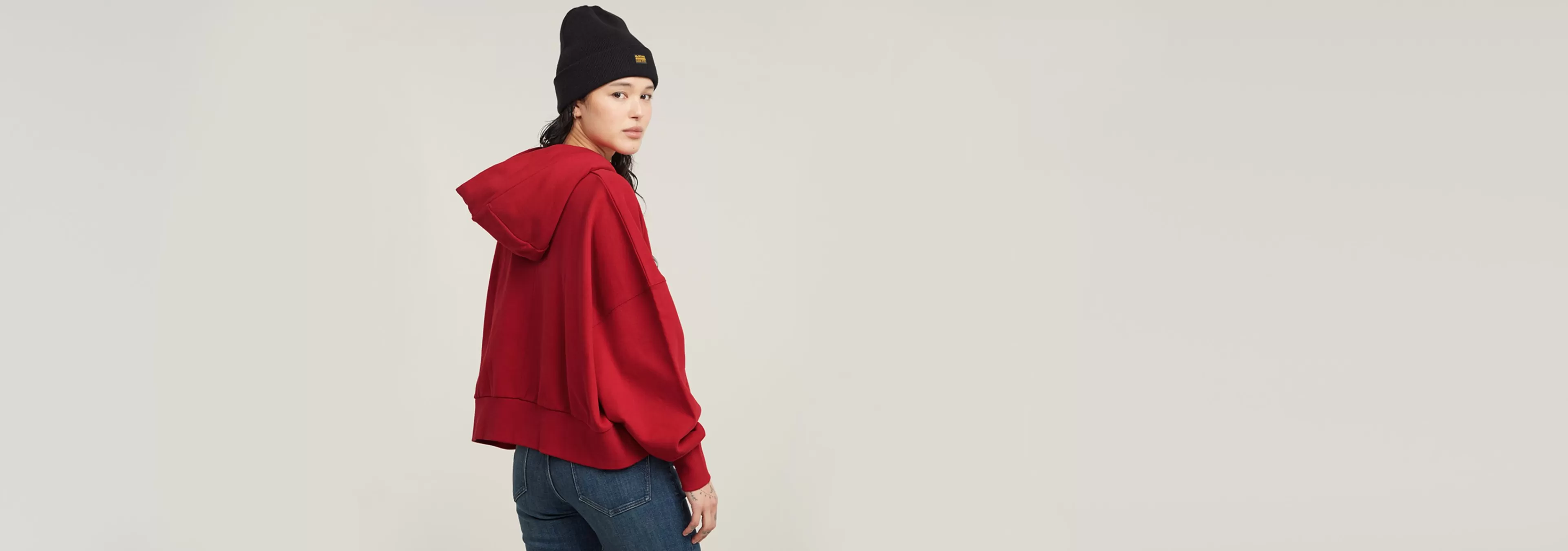 Cheap G-Star G-Script Oversized Hoodie Baron