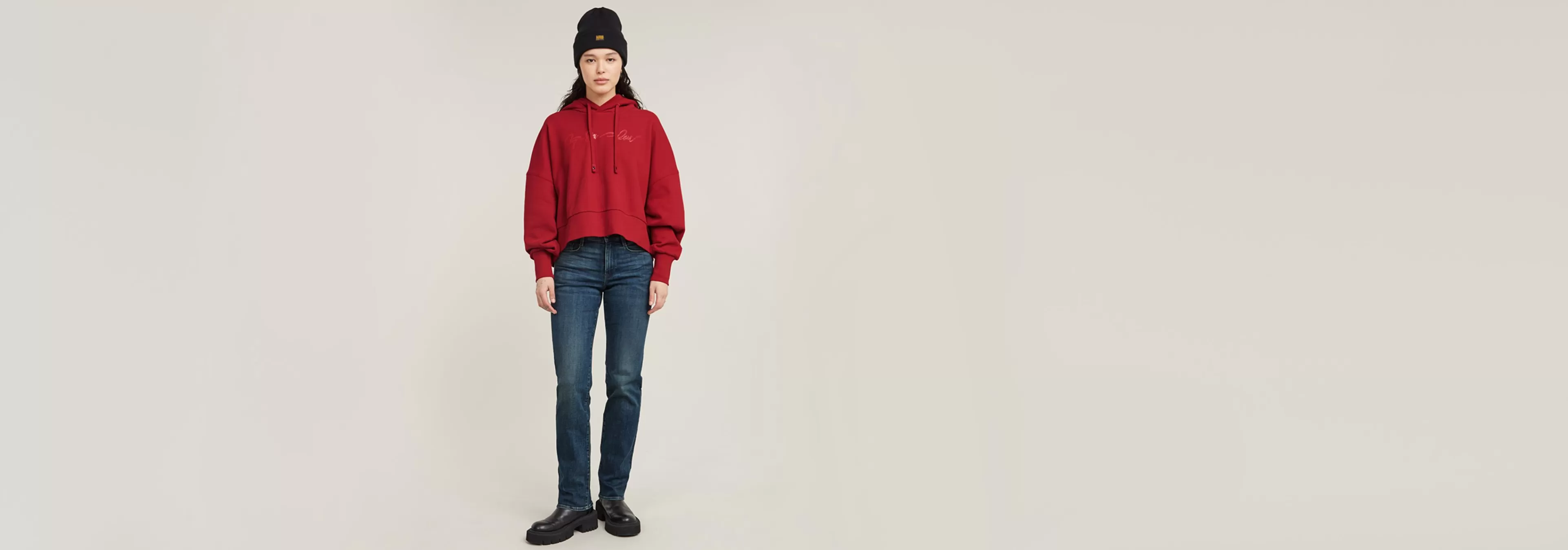 Cheap G-Star G-Script Oversized Hoodie Baron