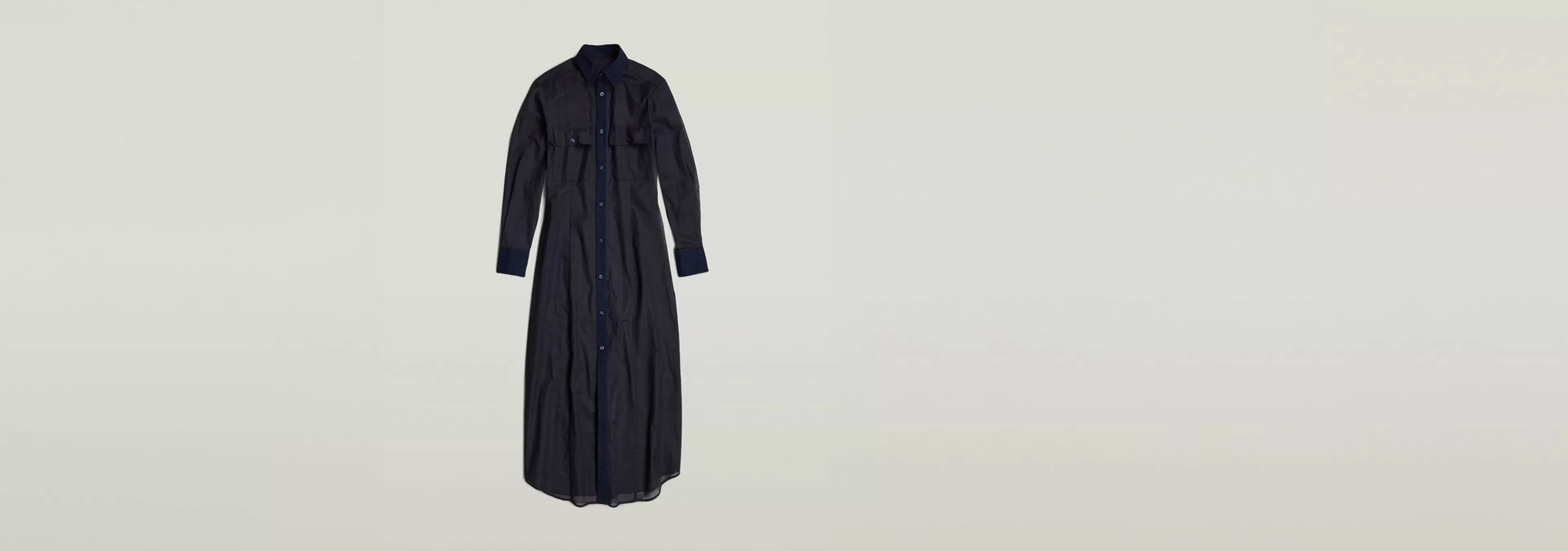 Shop G-Star GSRR Indigo Voile Jurk raw denim