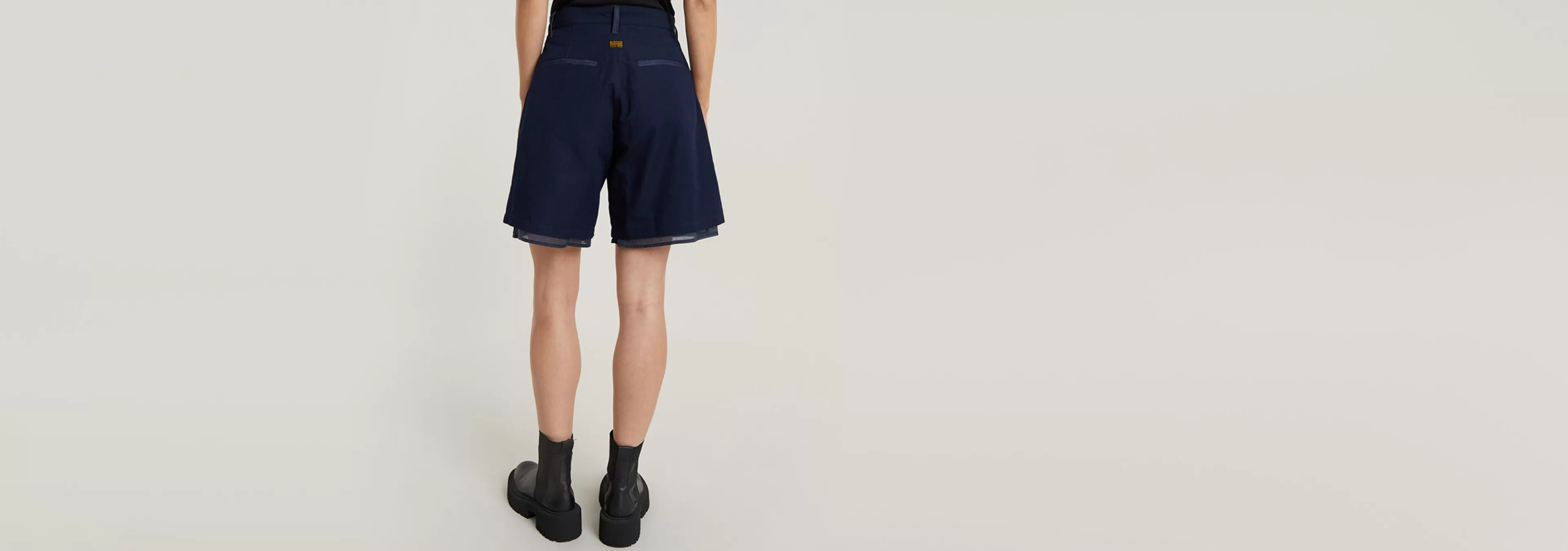 Outlet G-Star GSRR Linen Barrel Short raw denim