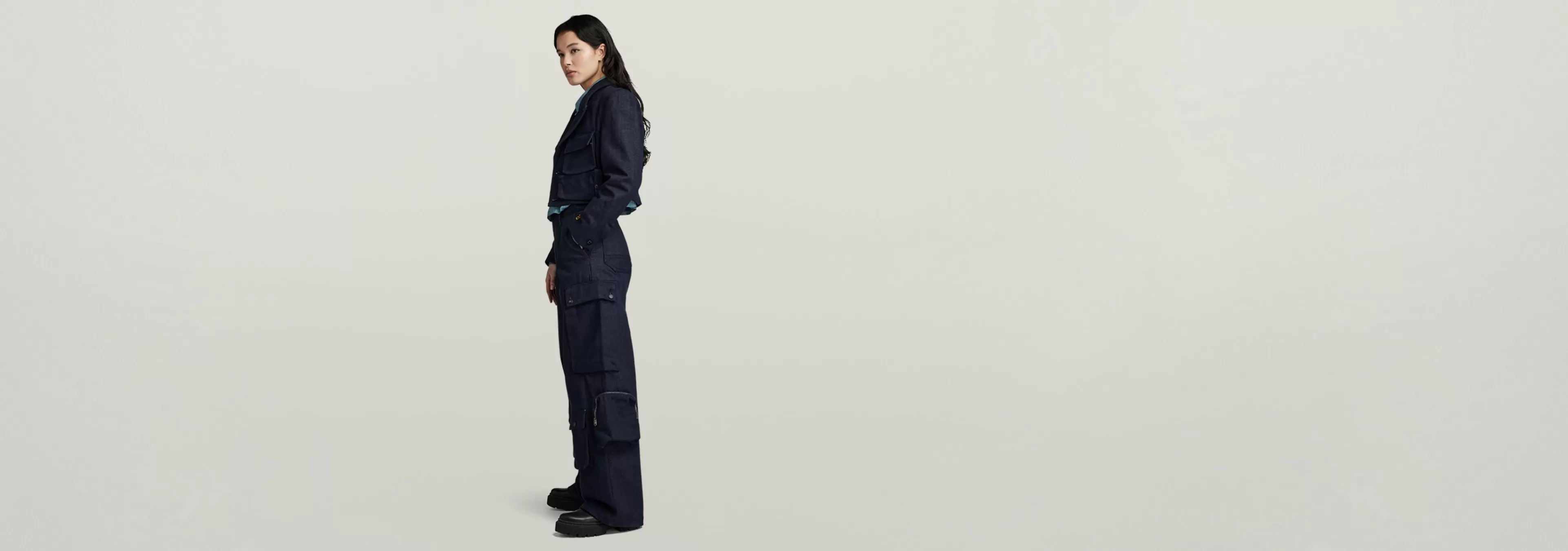 Outlet G-Star GSRR Maxi Pocket Jeans raw denim