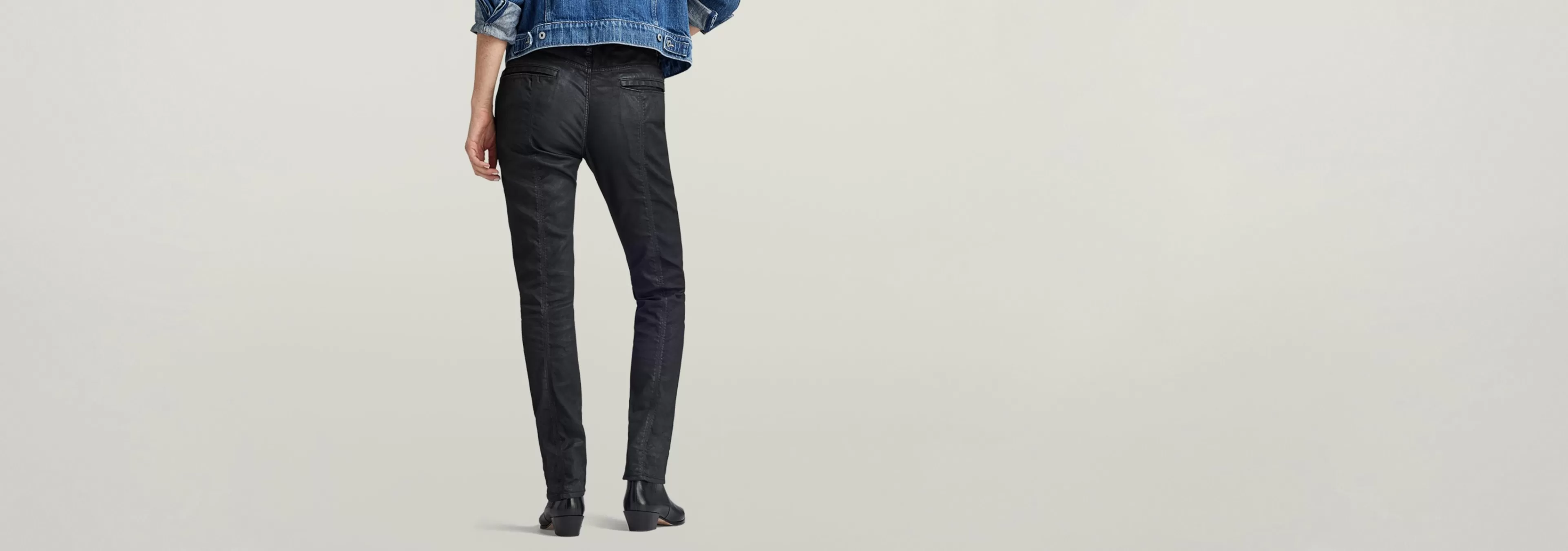 Cheap G-Star High Skinny Broek Dark Black Cobler