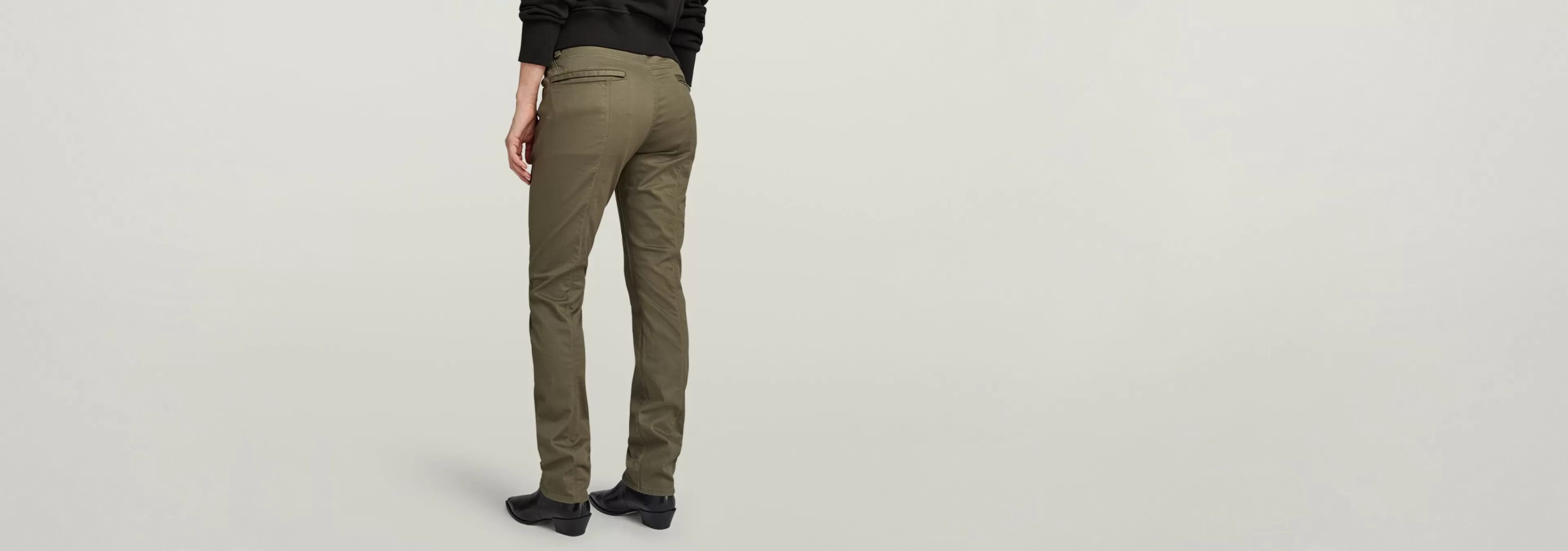 Sale G-Star High Skinny Broek dark shamrock