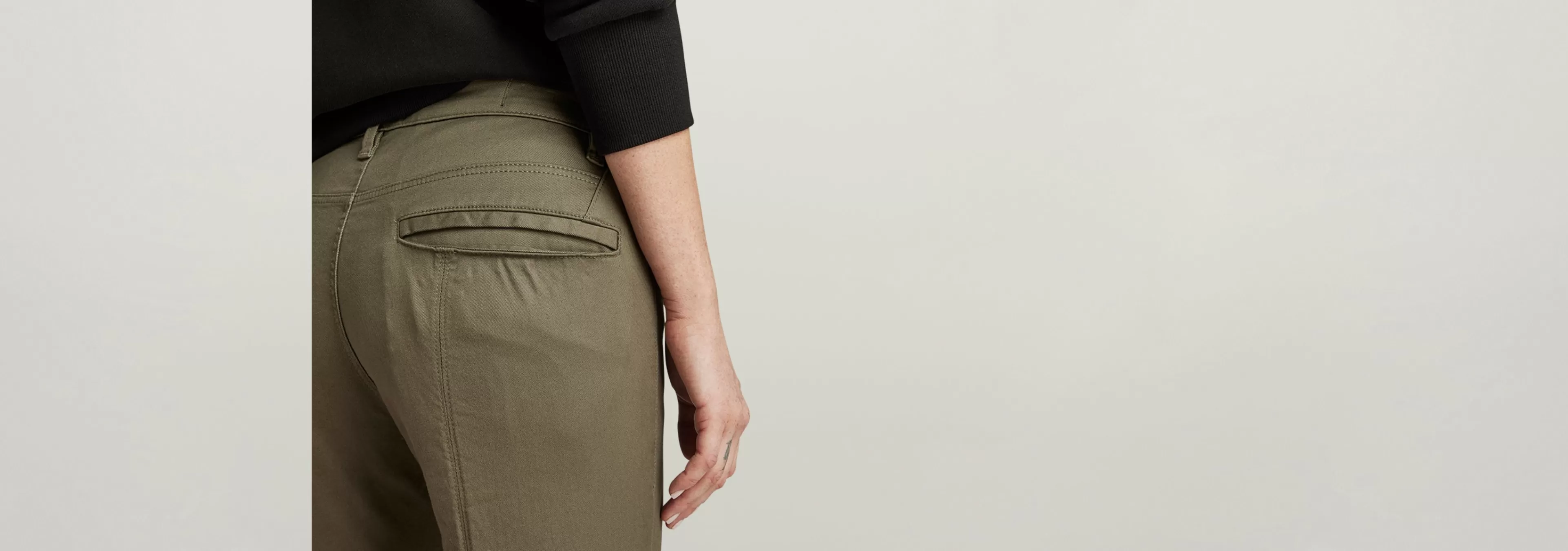 Sale G-Star High Skinny Broek dark shamrock