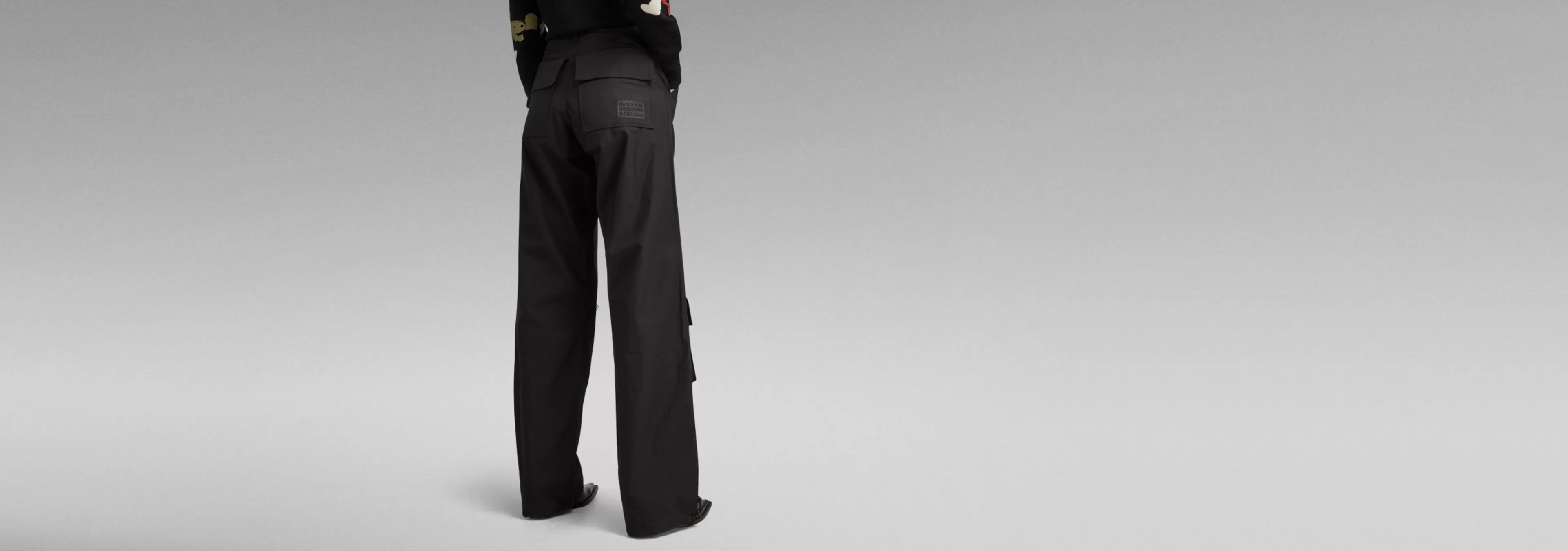Discount G-Star High Waist Cargo Broek dark black