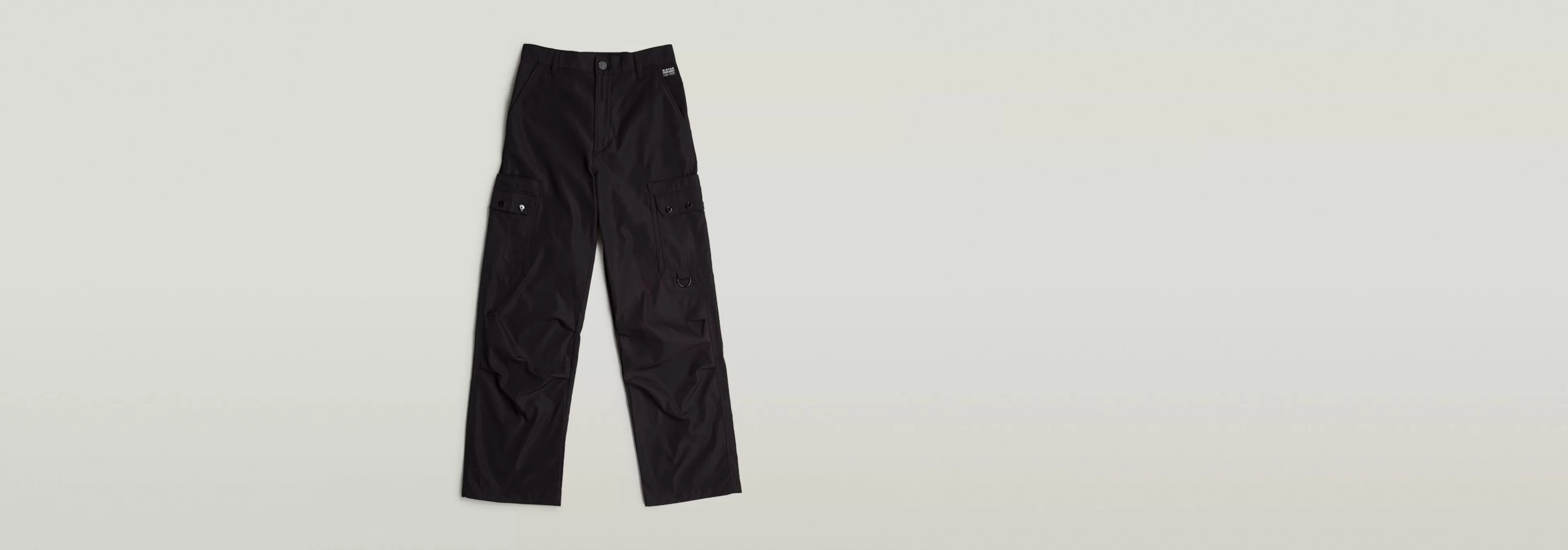 Cheap G-Star High Waist Cargobroek dark black
