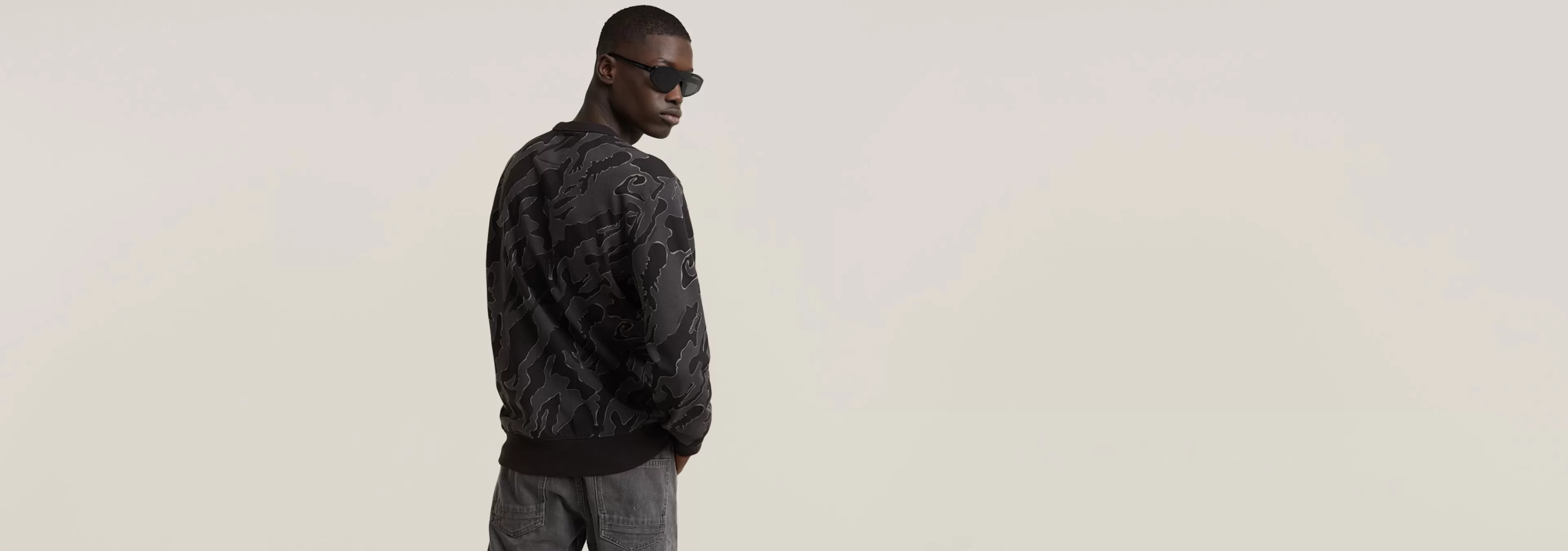 Store G-Star Island Camo Sweater cloack island camo