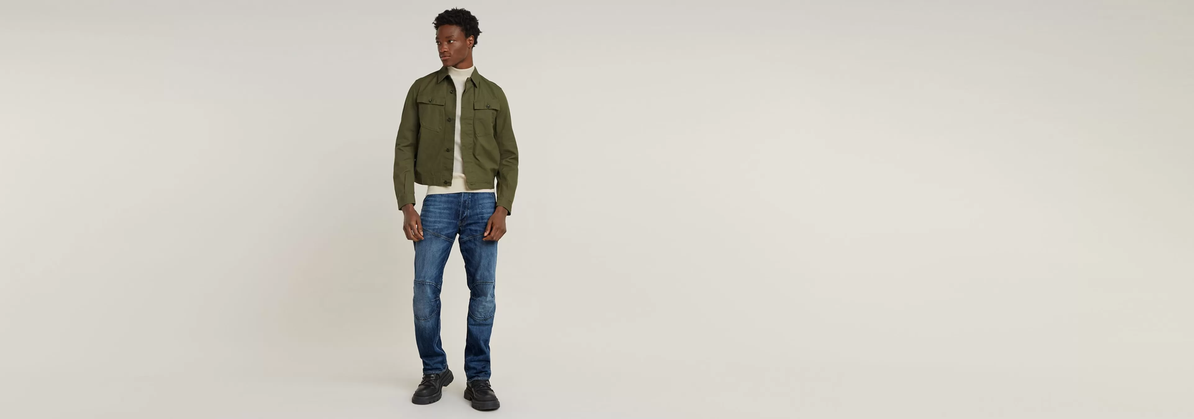 Cheap G-Star Jak Overshirt shadow olive