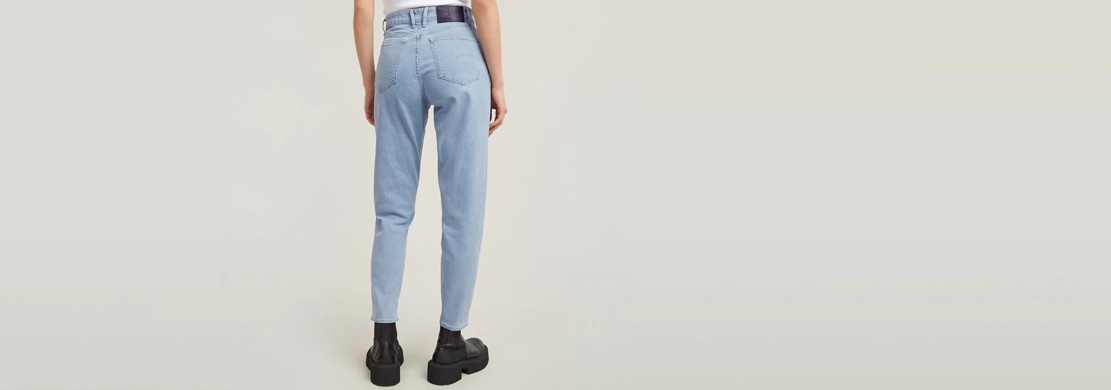 Hot G-Star Janeh Ultra High Mom Ankle Jeans vintage electric blue