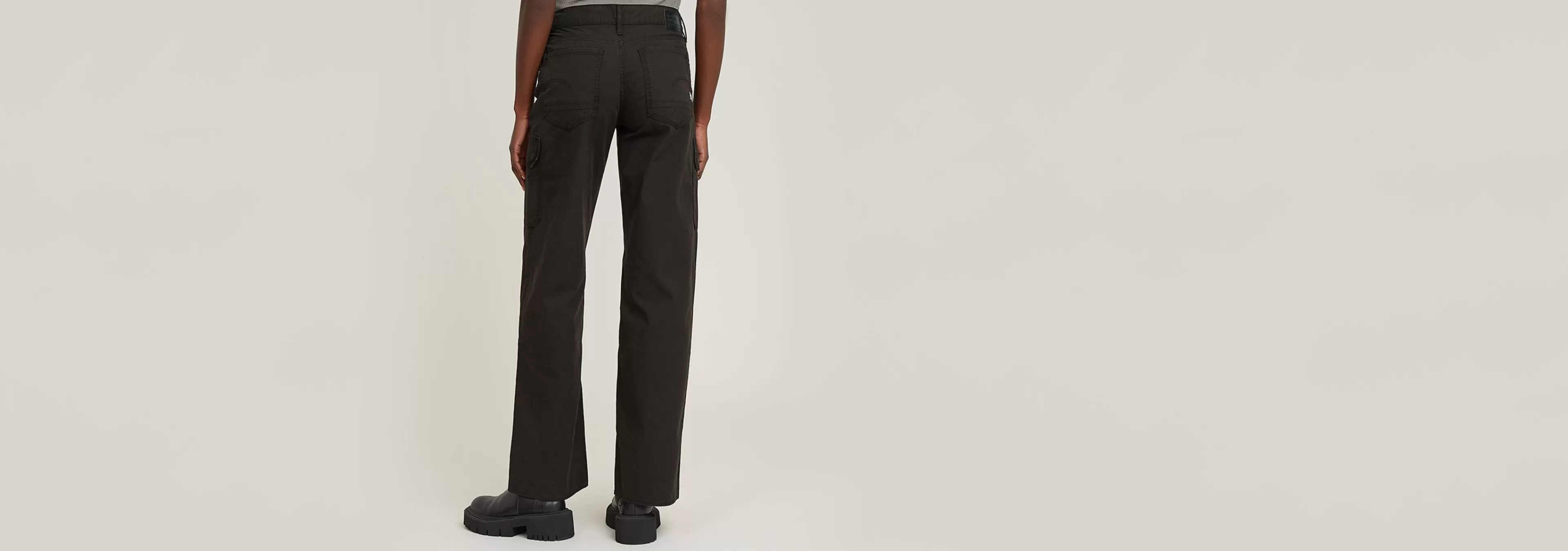 Cheap G-Star Judee Cargo Broek dark black garment dyed