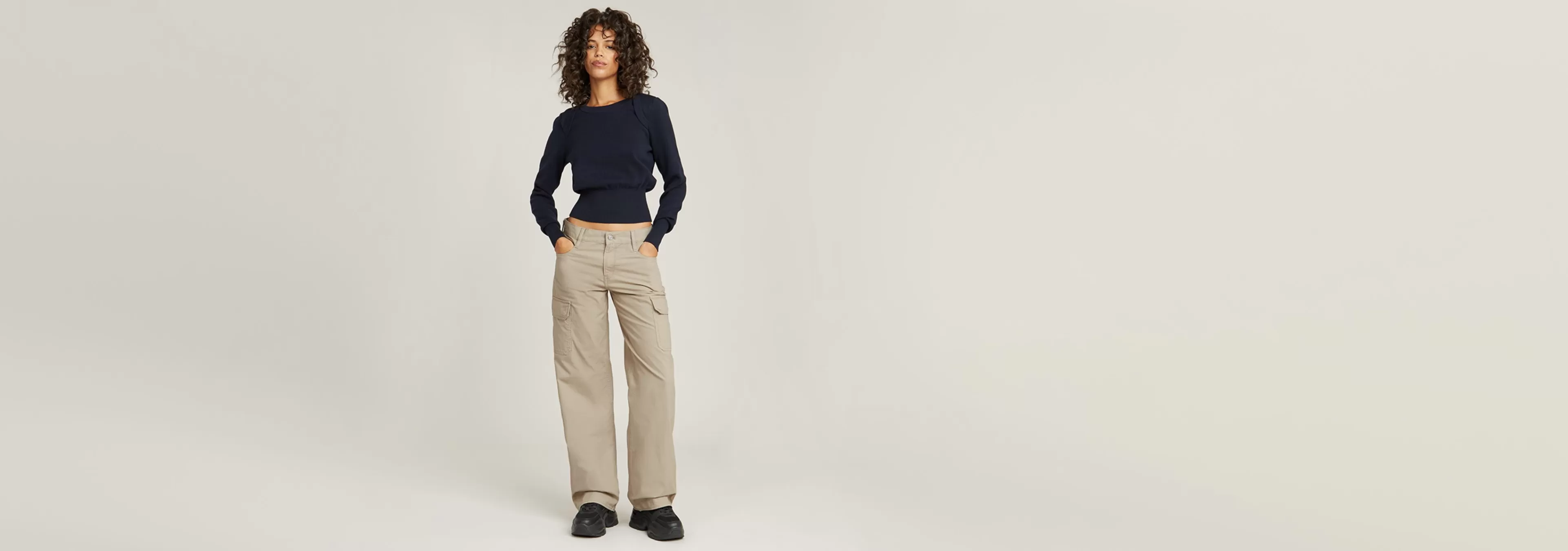 Shop G-Star Judee Cargo Broek sandstorm gd