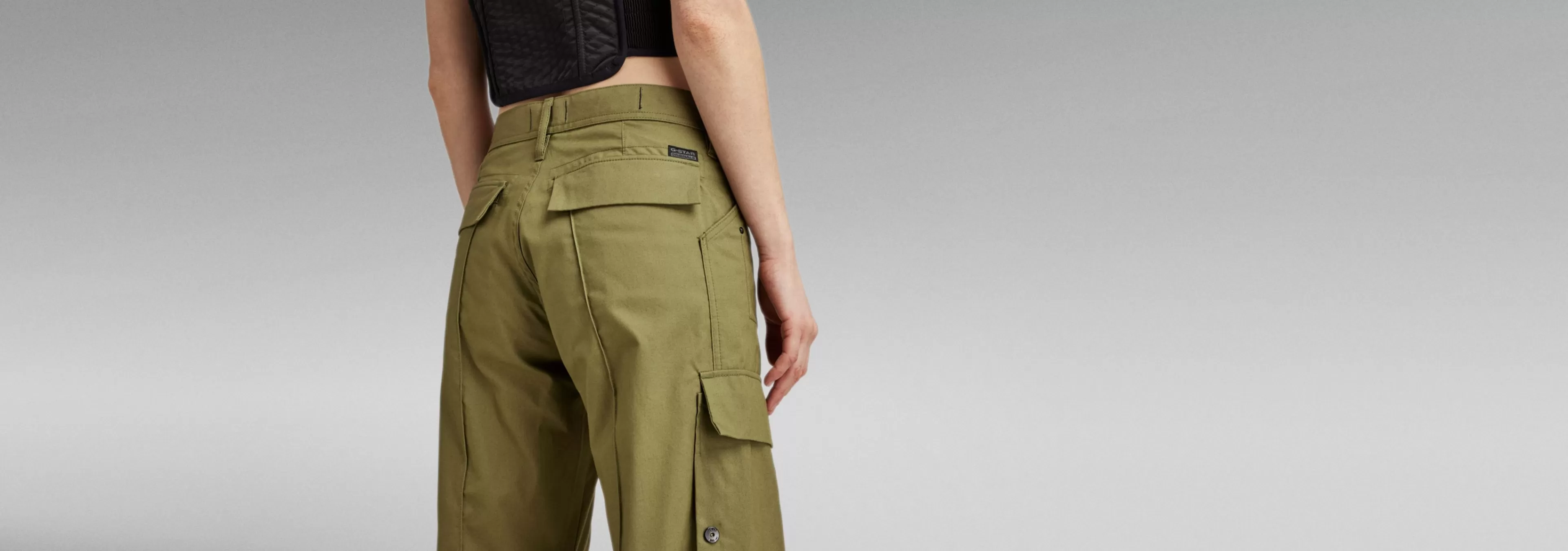 New G-Star Judee Cargo Broek dark olive