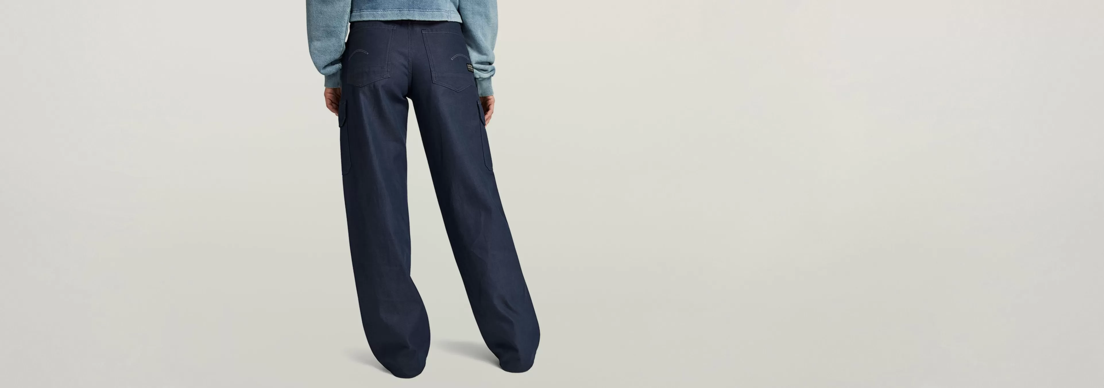 Hot G-Star Judee Cargo Low Waist Loose Jeans raw denim