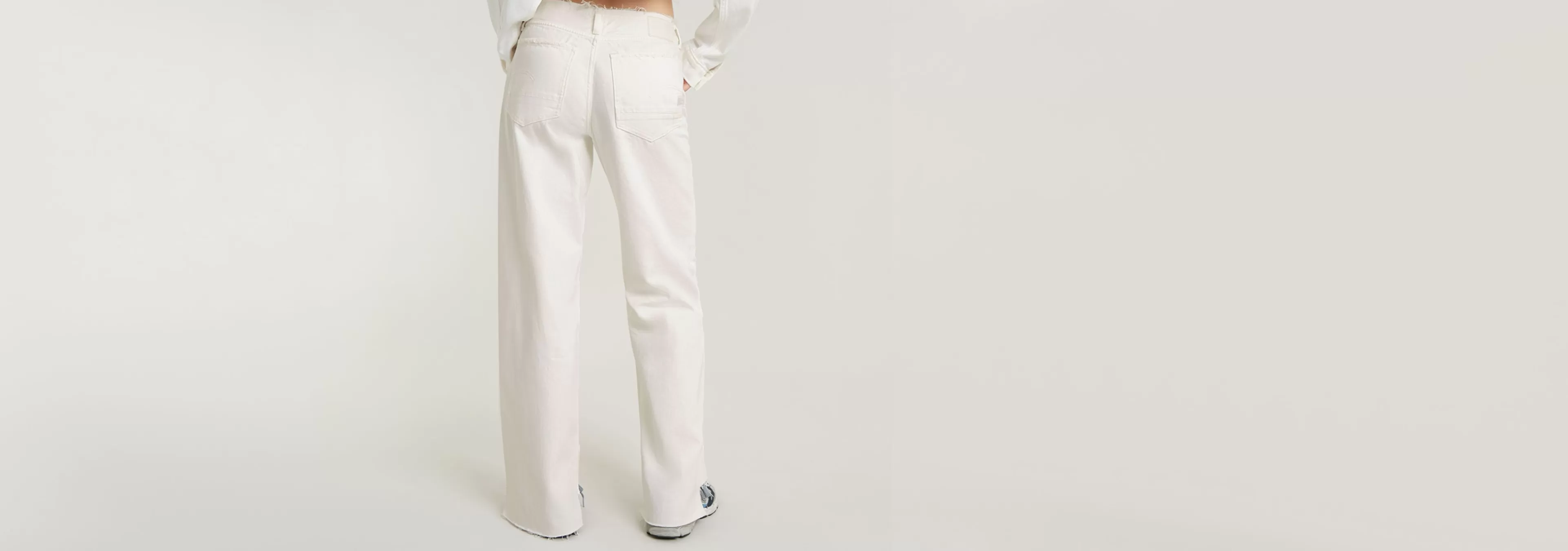Sale G-Star Judee Loose Cut Waistband Jeans lt chalk gd