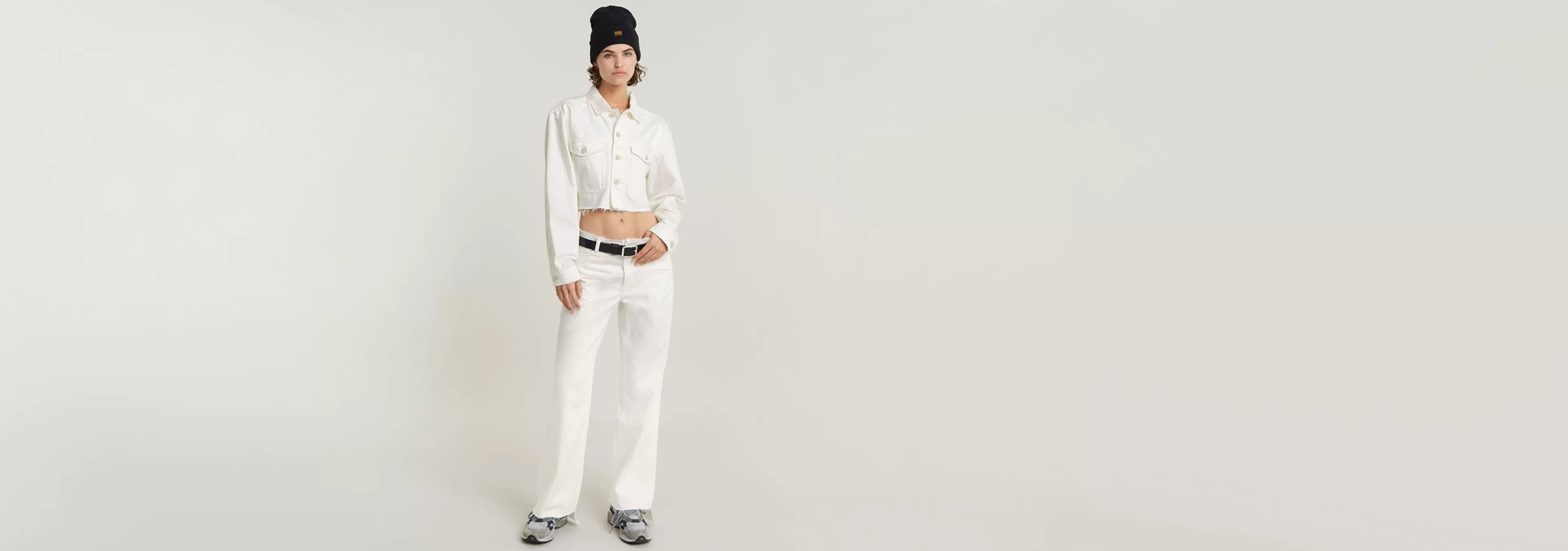 Sale G-Star Judee Loose Cut Waistband Jeans lt chalk gd