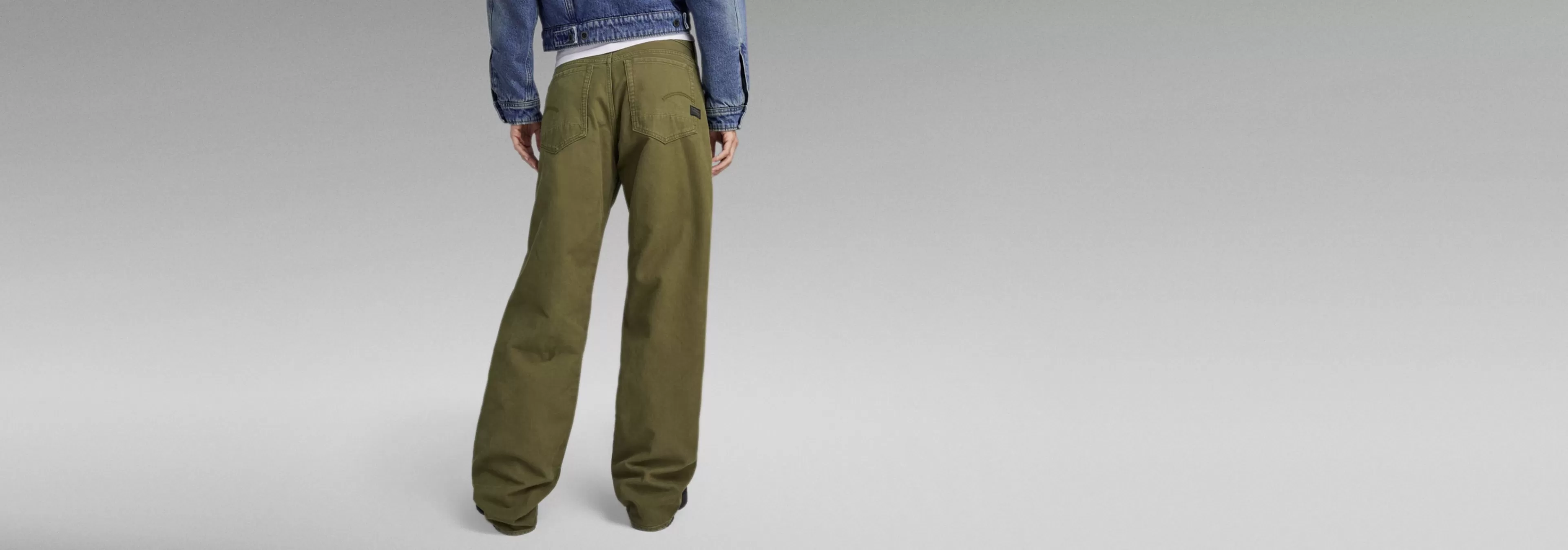 Hot G-Star Judee Low Waist Loose Broek dark olive
