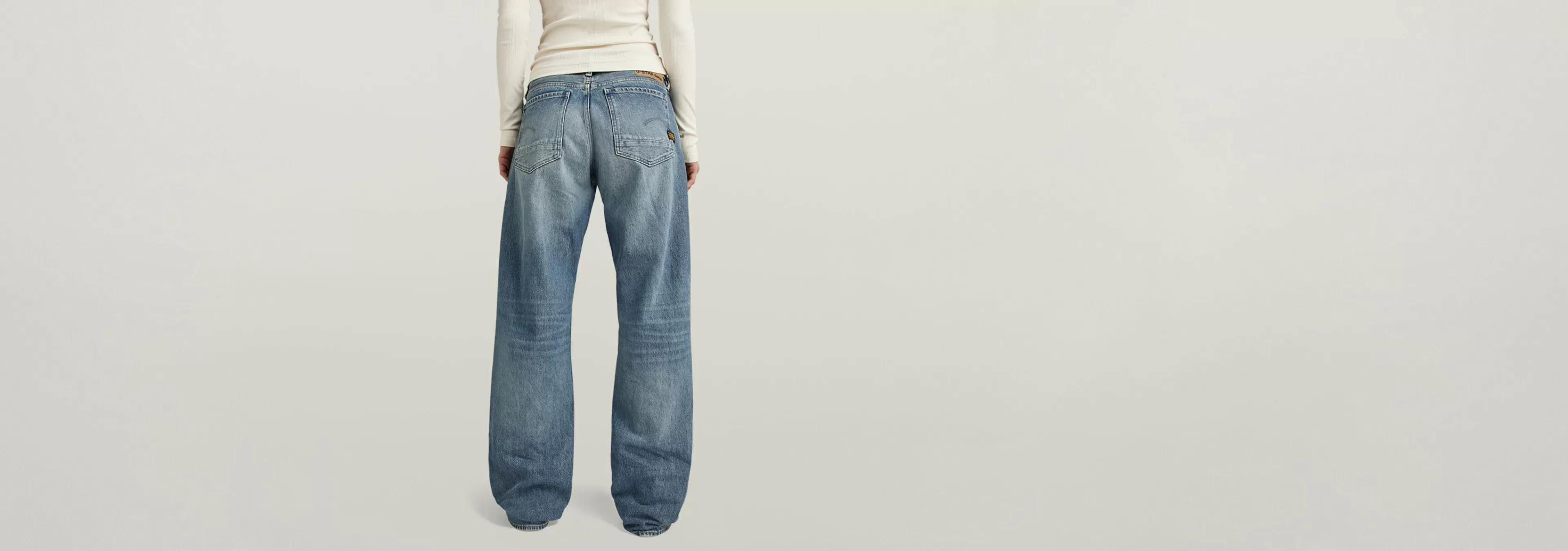 Cheap G-Star Judee Low Waist Loose Jeans antique faded blue agave ripped