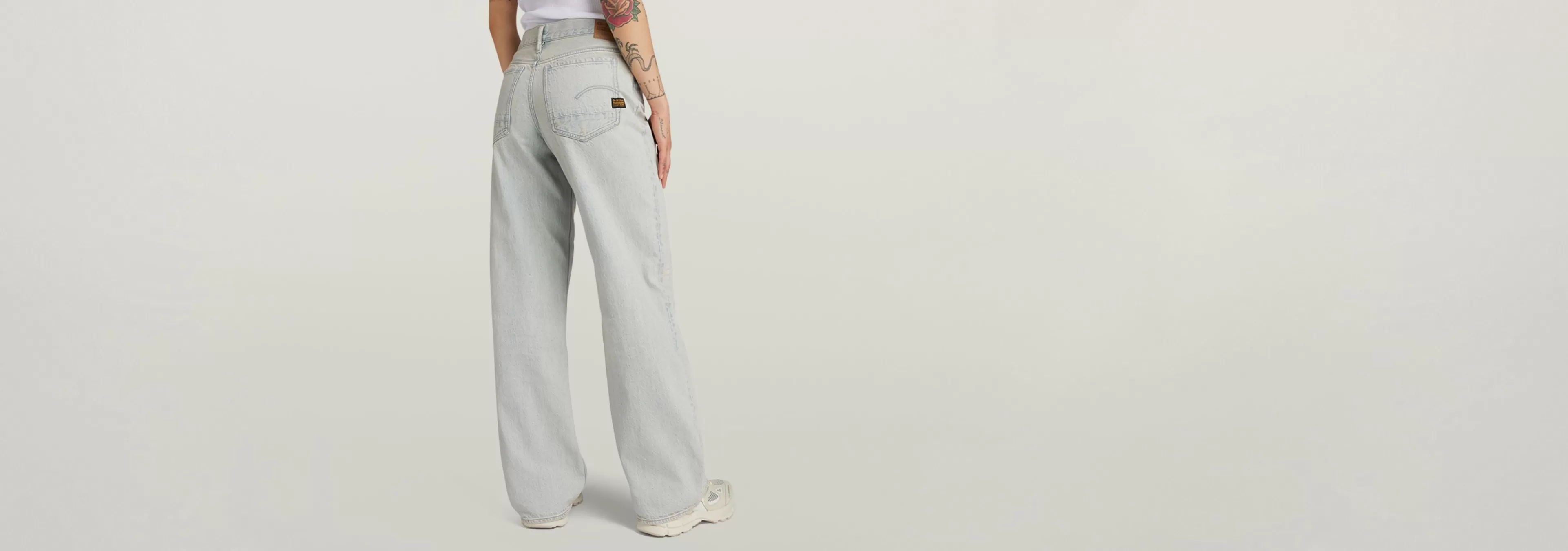 Cheap G-Star Judee Low Waist Loose Jeans vintage akoya blue