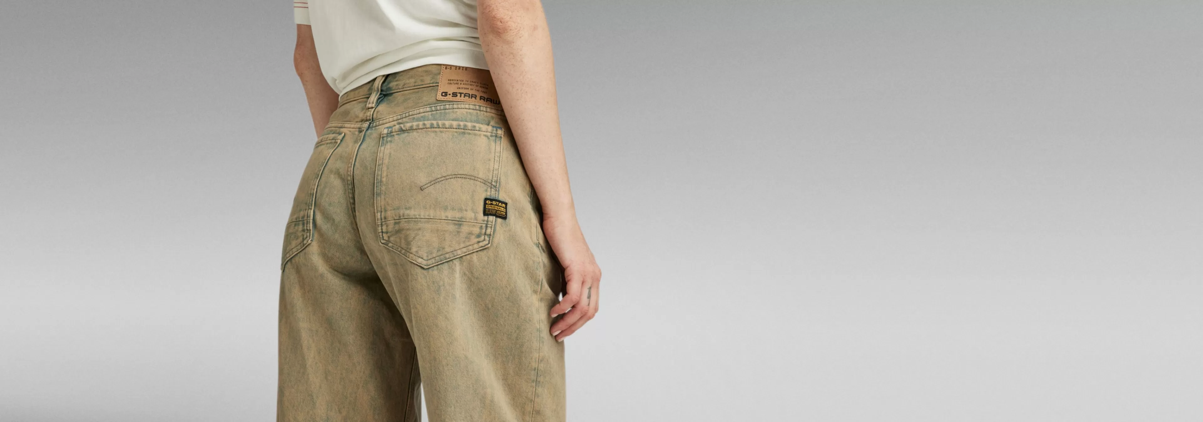 Sale G-Star Judee Low Waist Loose Jeans faded sandstorm