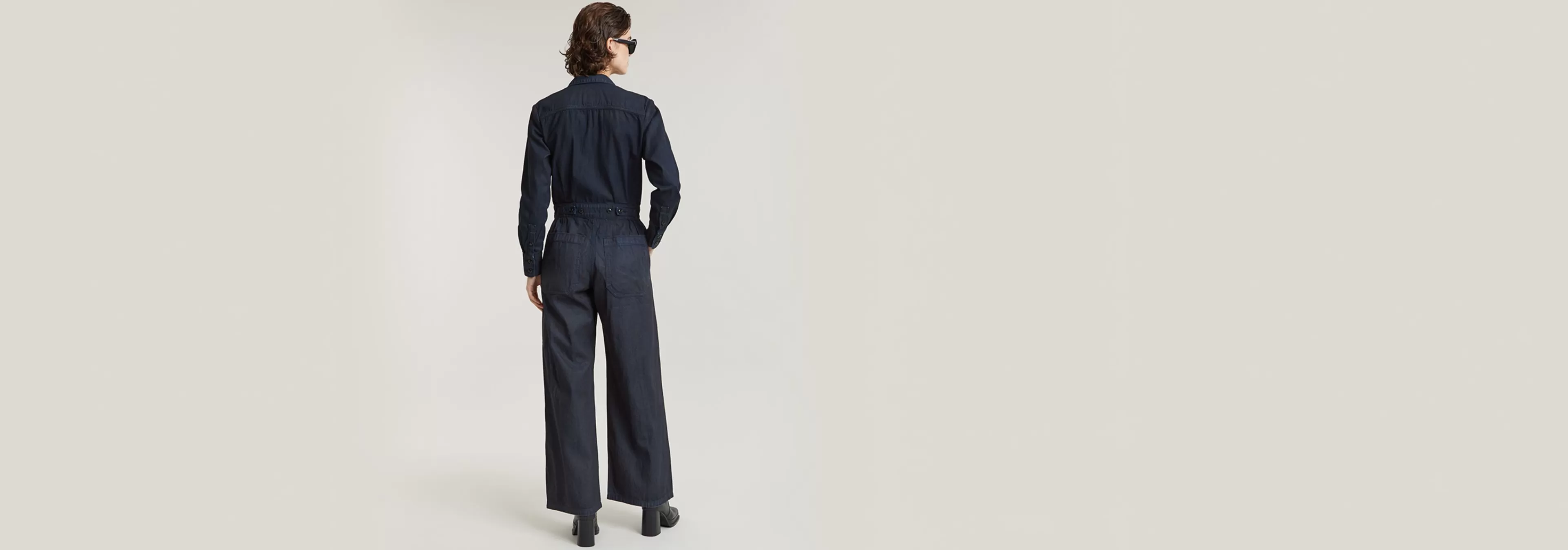 Outlet G-Star Jumpsuit Tailored Wrap worn in adrift cobler