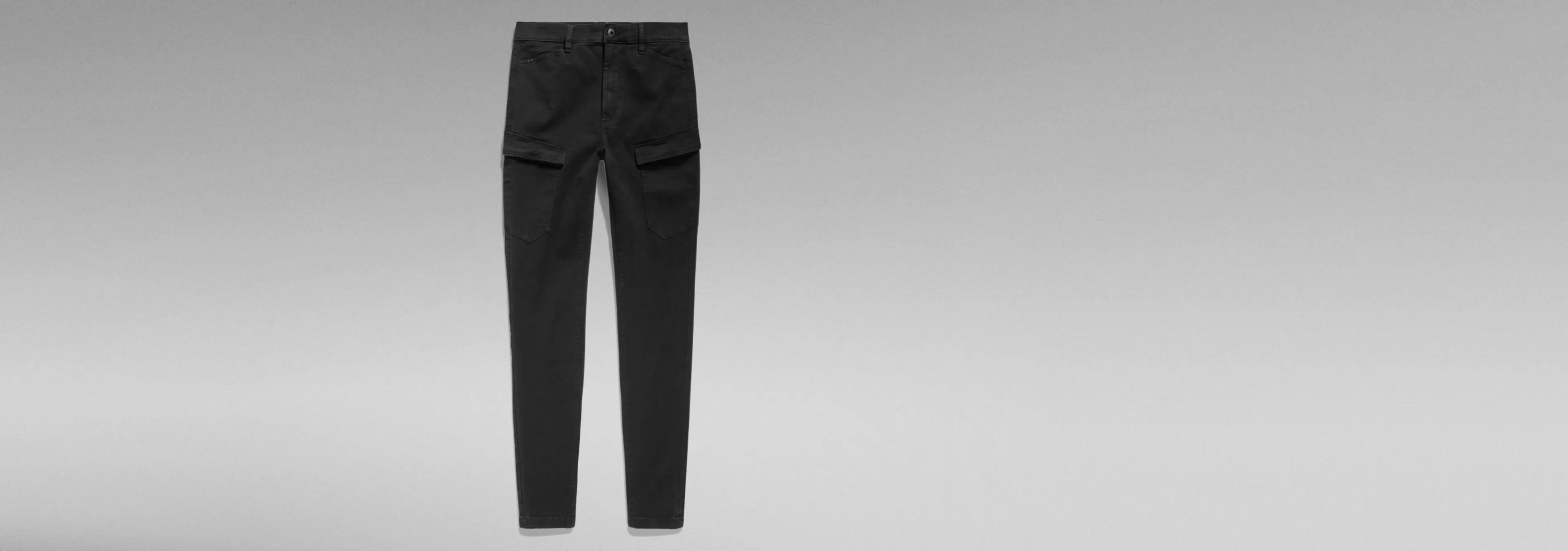Clearance G-Star Kafey Cargo Broek Ultra High Skinny dark black