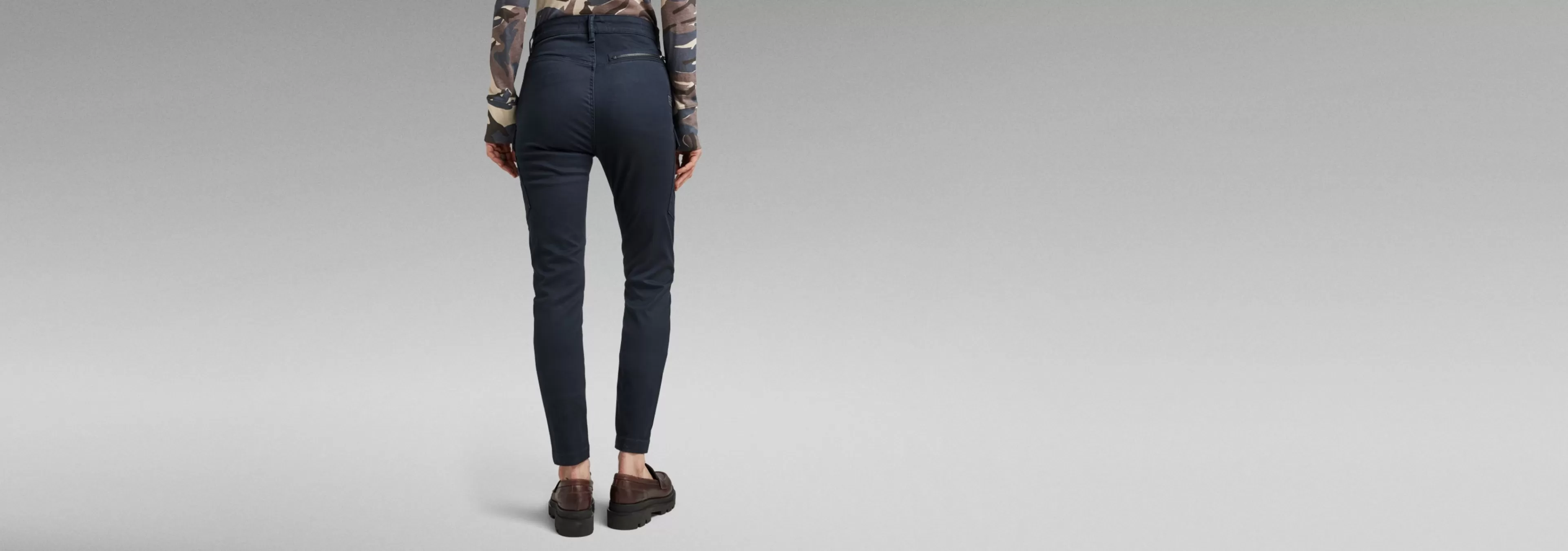 Fashion G-Star Kafey Cargo Broek Ultra High Skinny salute