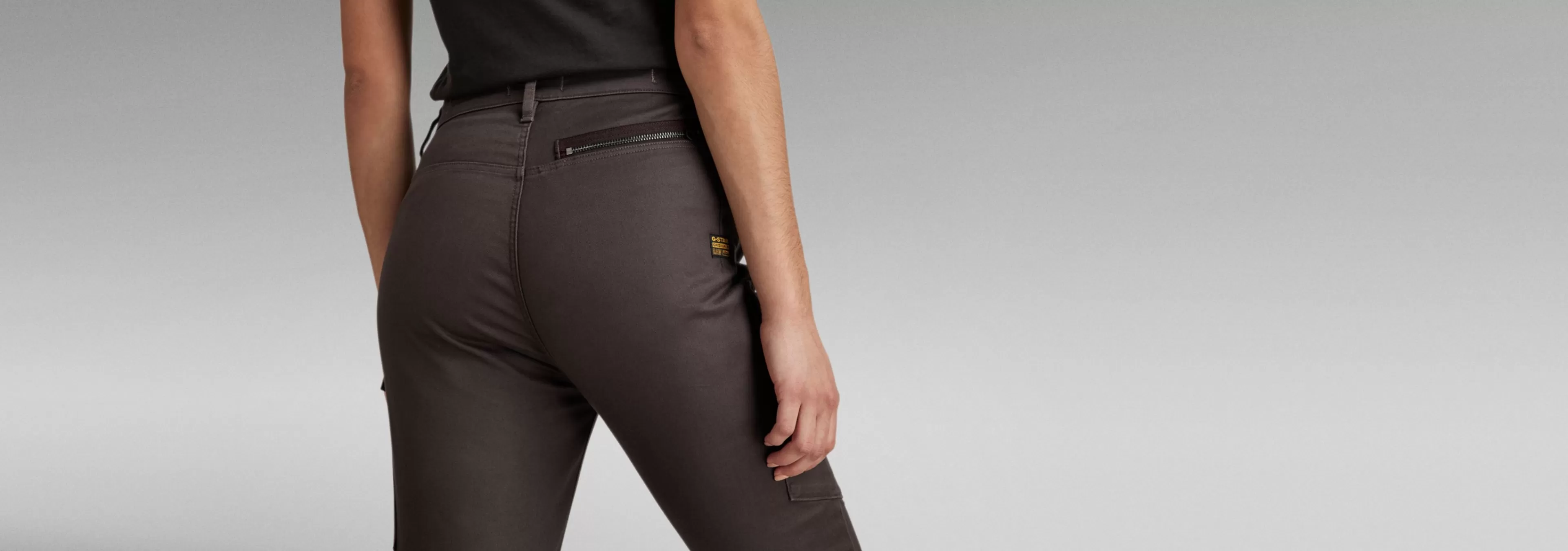 New G-Star Kafey Cargo Ultra High Skinny Jeans nett brown