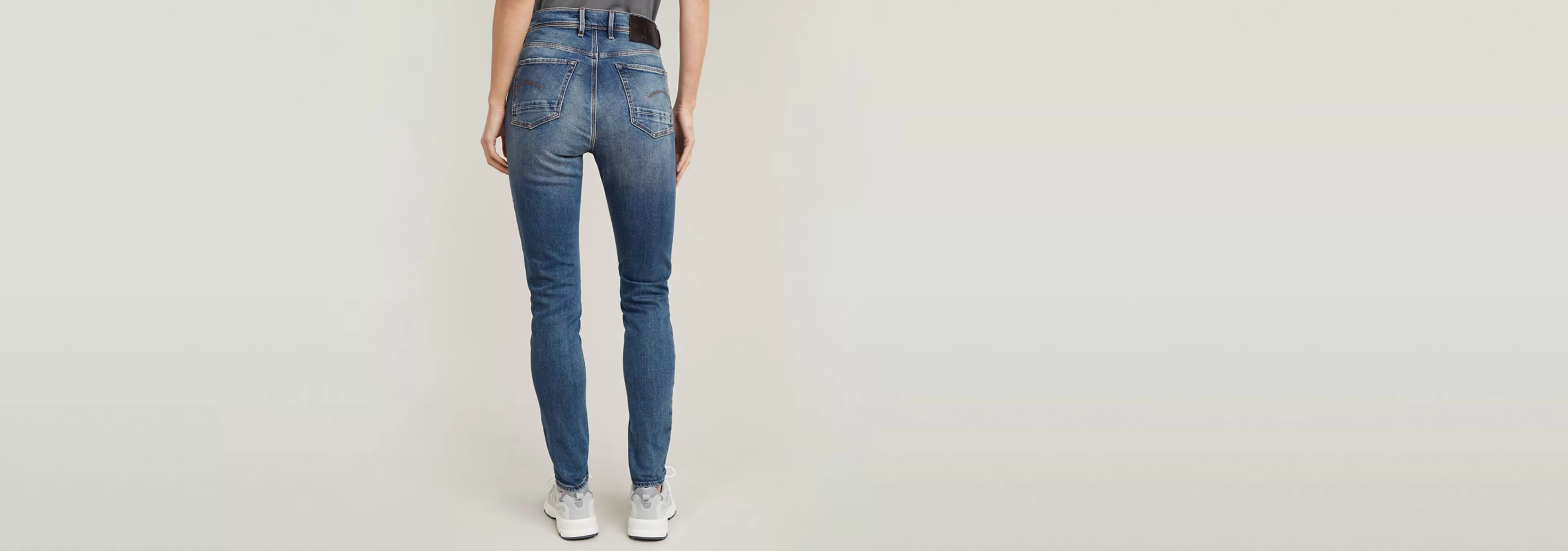 Fashion G-Star Kafey Ultra High Skinny Jeans faded azurite