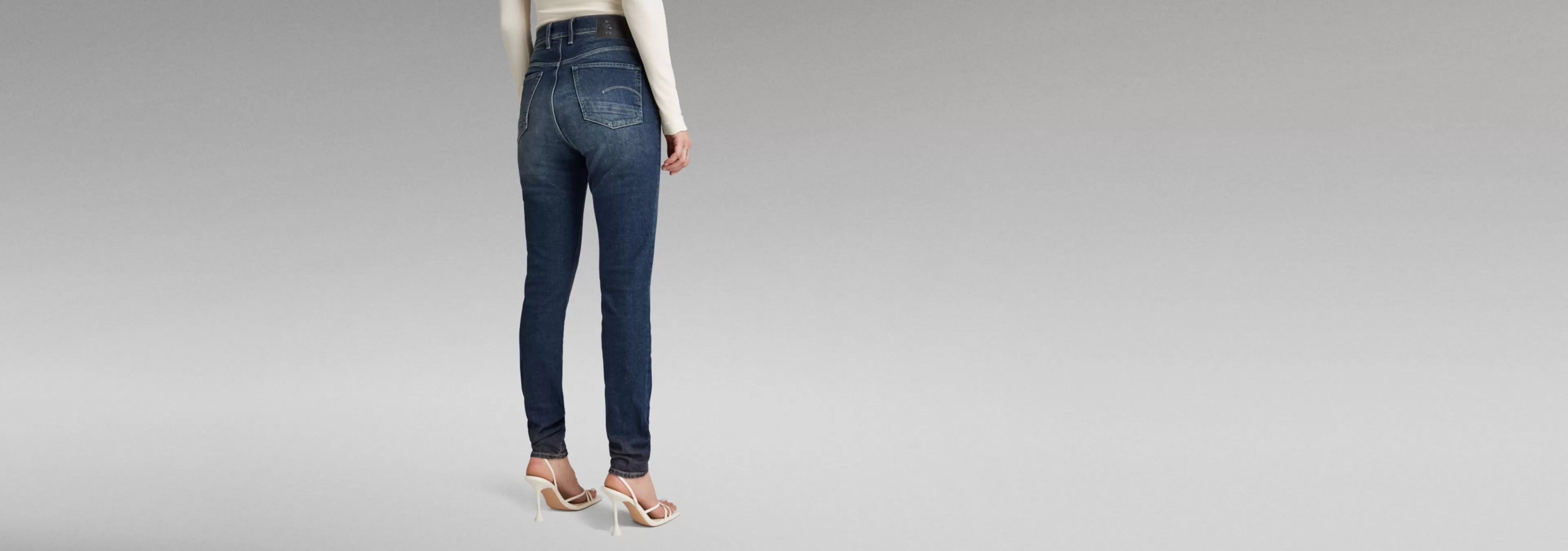 Cheap G-Star Kafey Ultra High Skinny Jeans antique forest blue