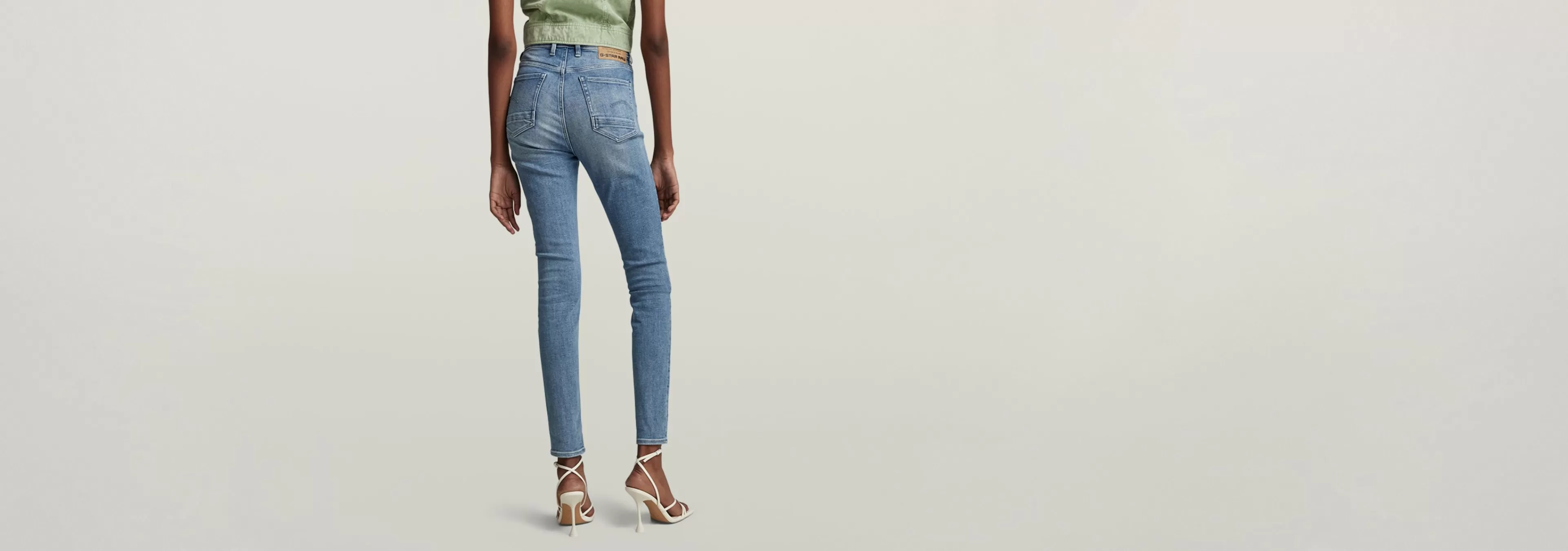 Best G-Star Kafey Ultra High Skinny Jeans sun faded niagara