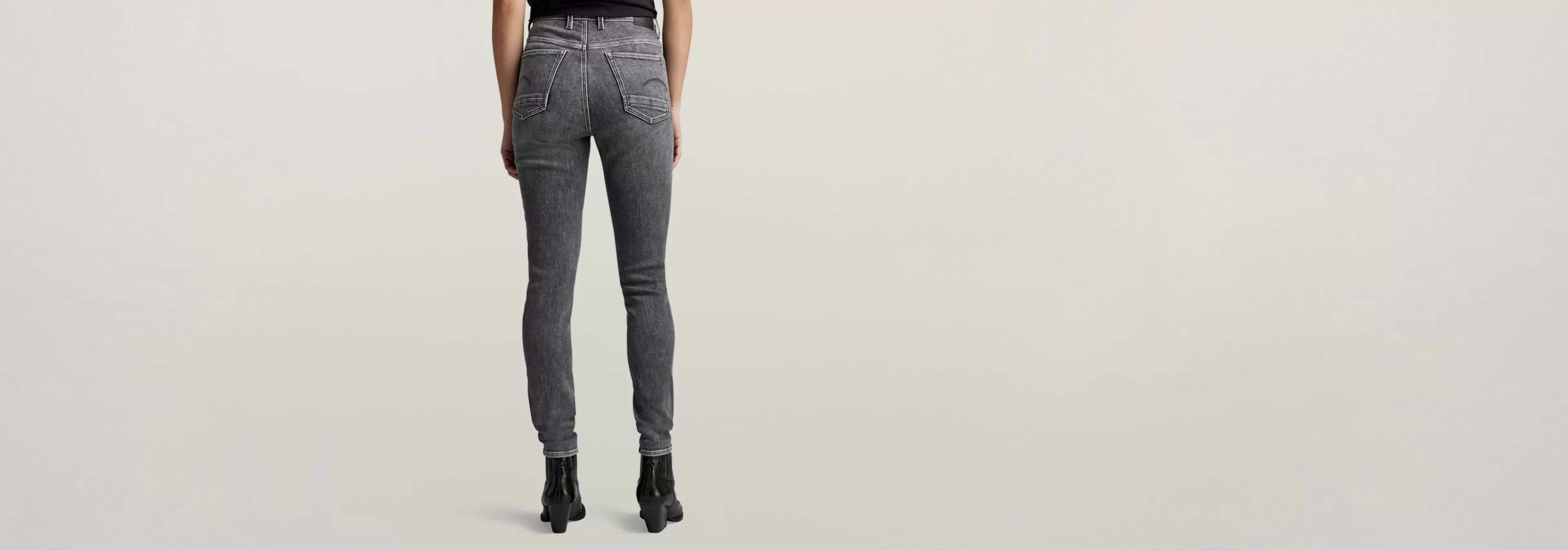Cheap G-Star Kafey Ultra High Skinny Jeans faded odyssey grey