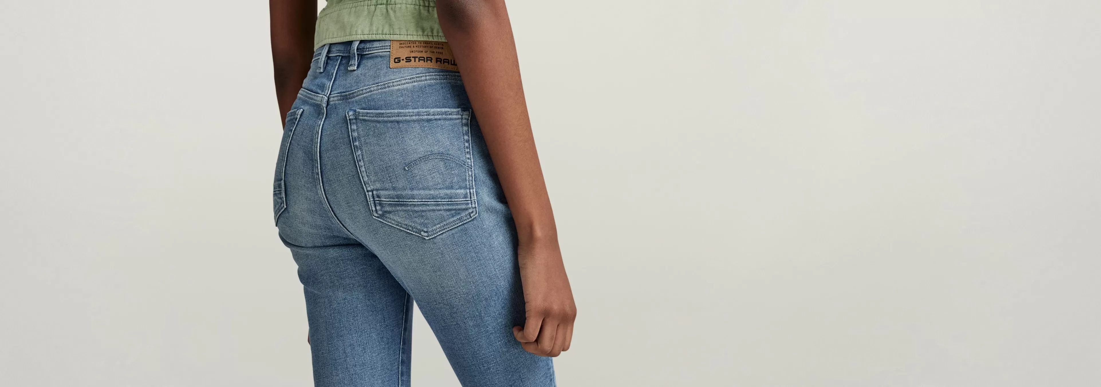 Best G-Star Kafey Ultra High Skinny Jeans sun faded niagara