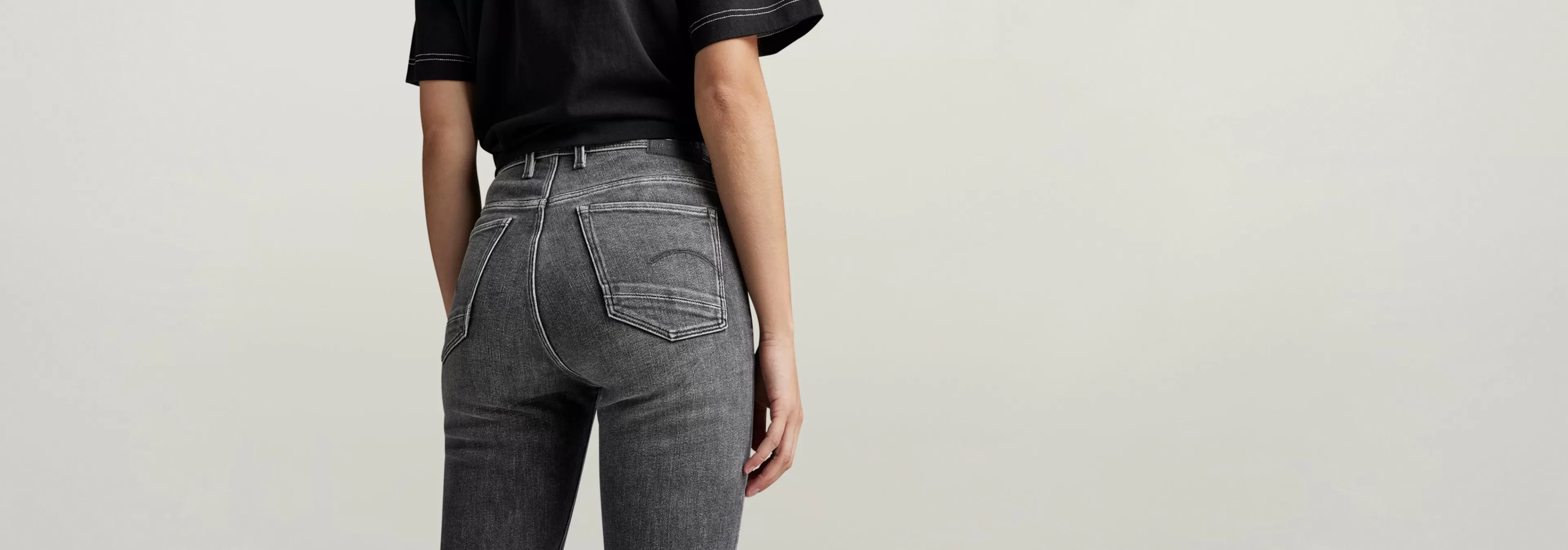 Cheap G-Star Kafey Ultra High Skinny Jeans faded odyssey grey