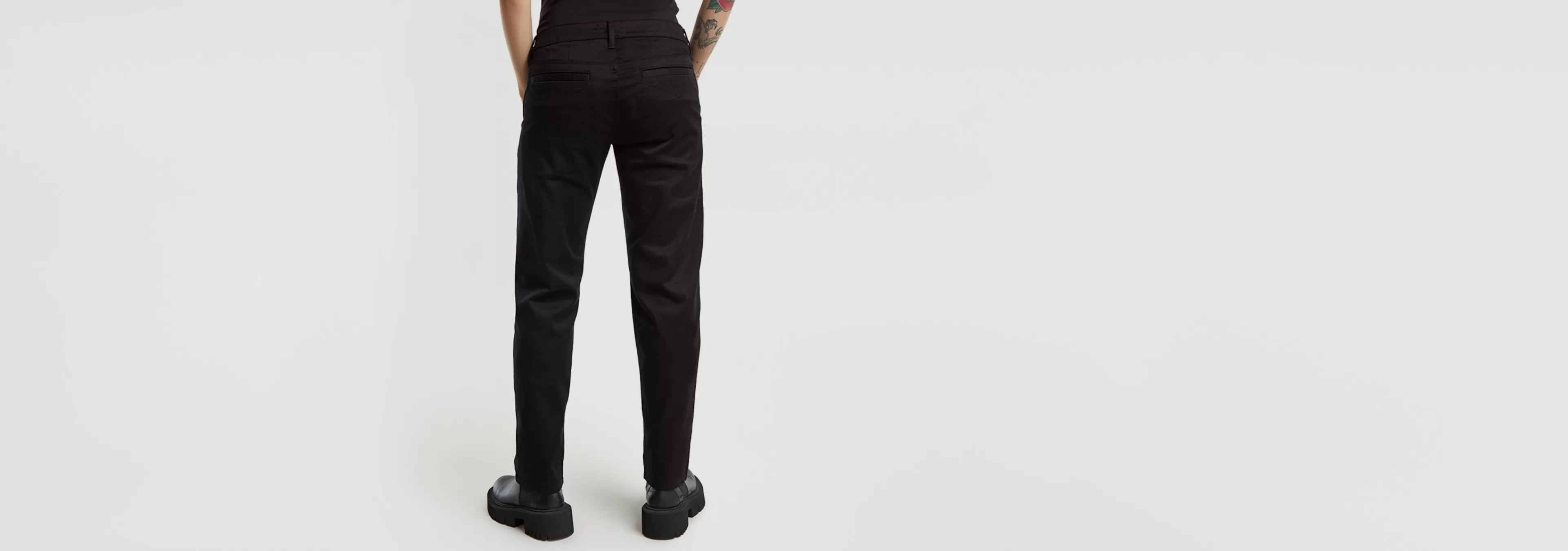 Clearance G-Star Kate Boyfriend Broek dark black