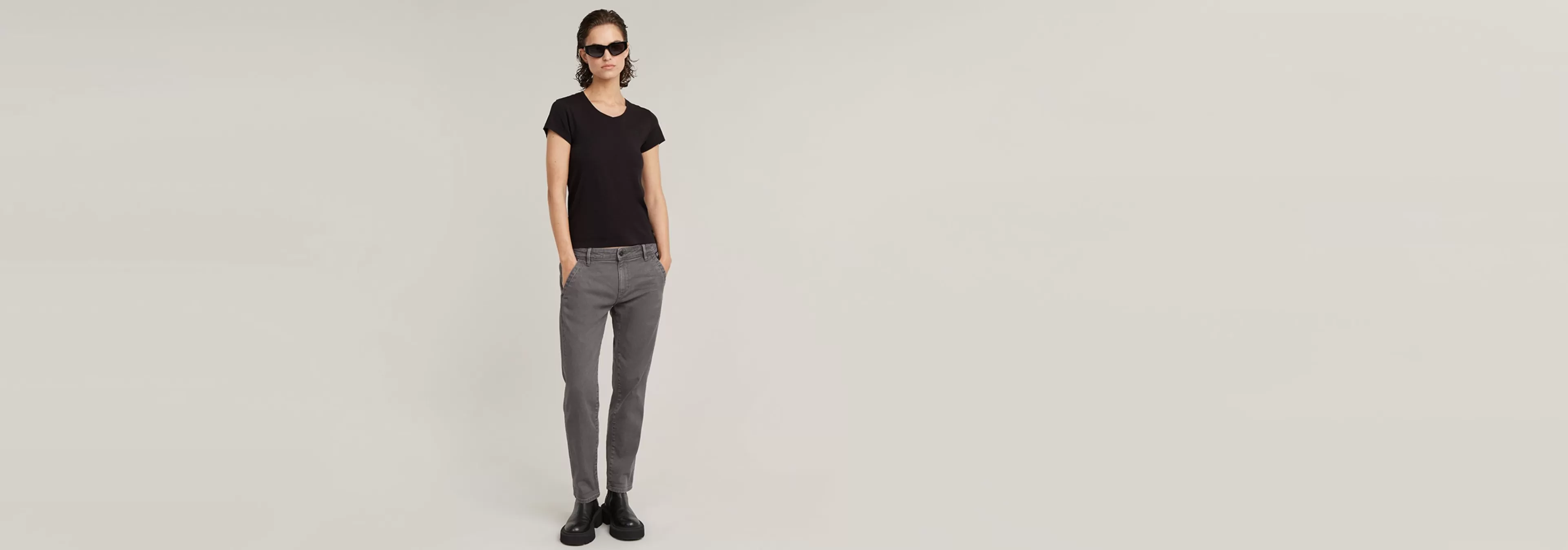 Best G-Star Kate Boyfriend Broek granite