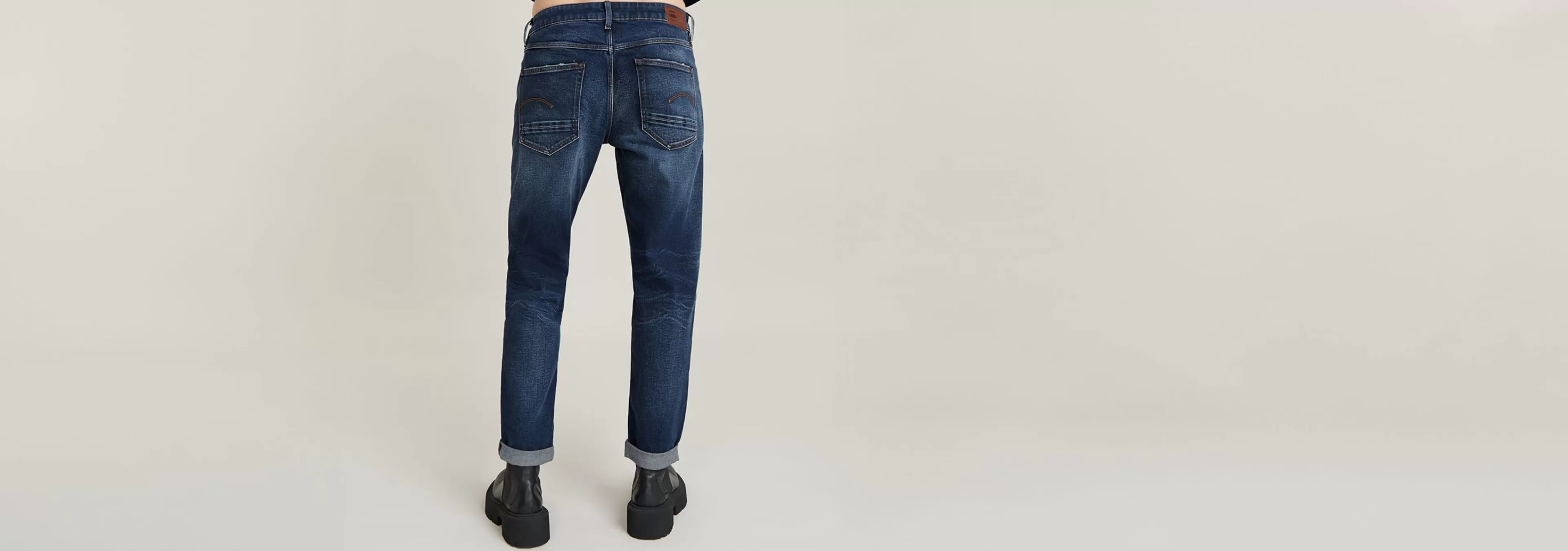 Shop G-Star Kate Boyfriend Jeans worn in dusk blue