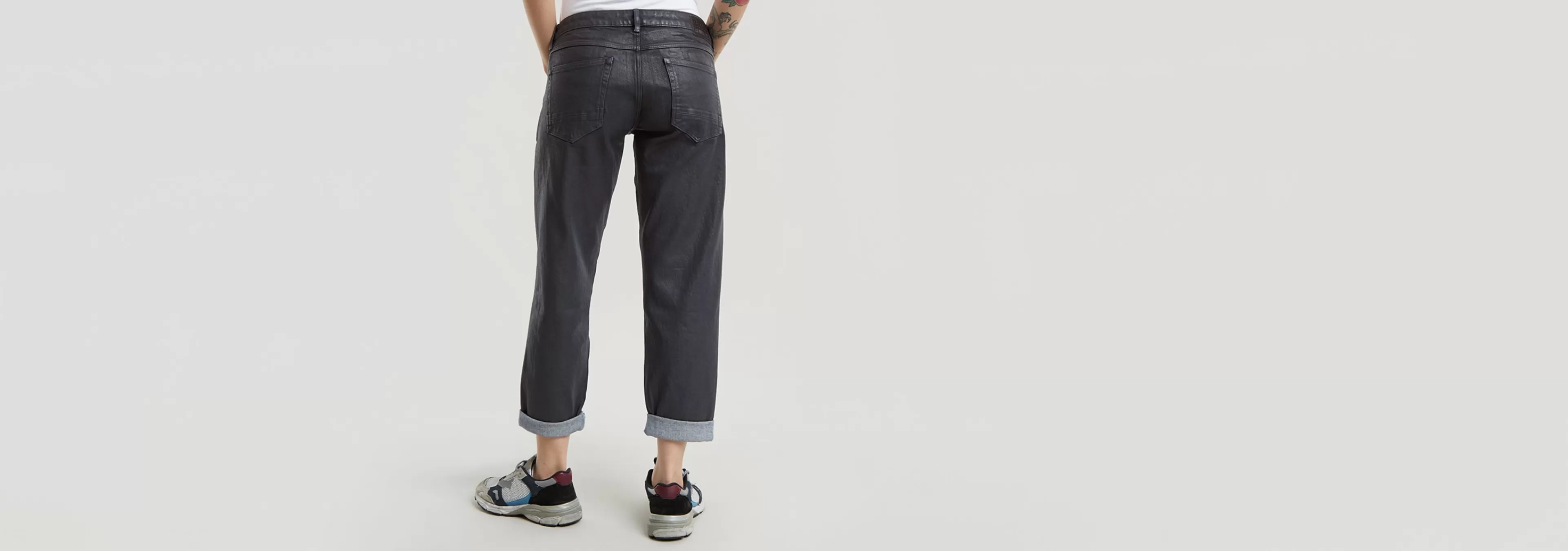 Outlet G-Star Kate Boyfriend Jeans worn in nitrous cobler