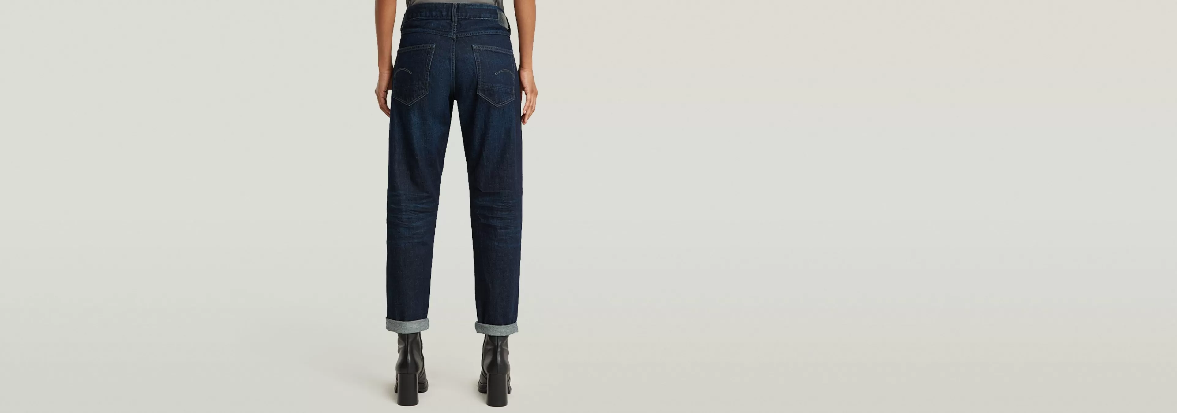 Online G-Star Kate Boyfriend Jeans worn in deep marine