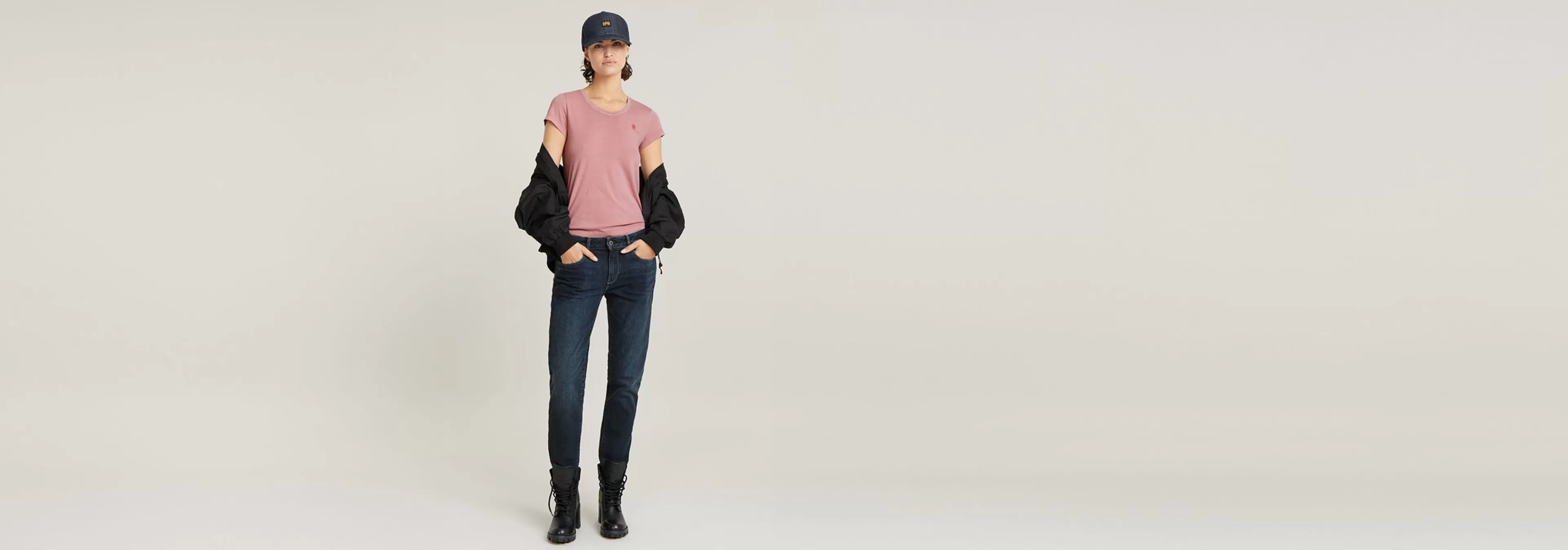 Online G-Star Kate Boyfriend Jeans worn in deep teal