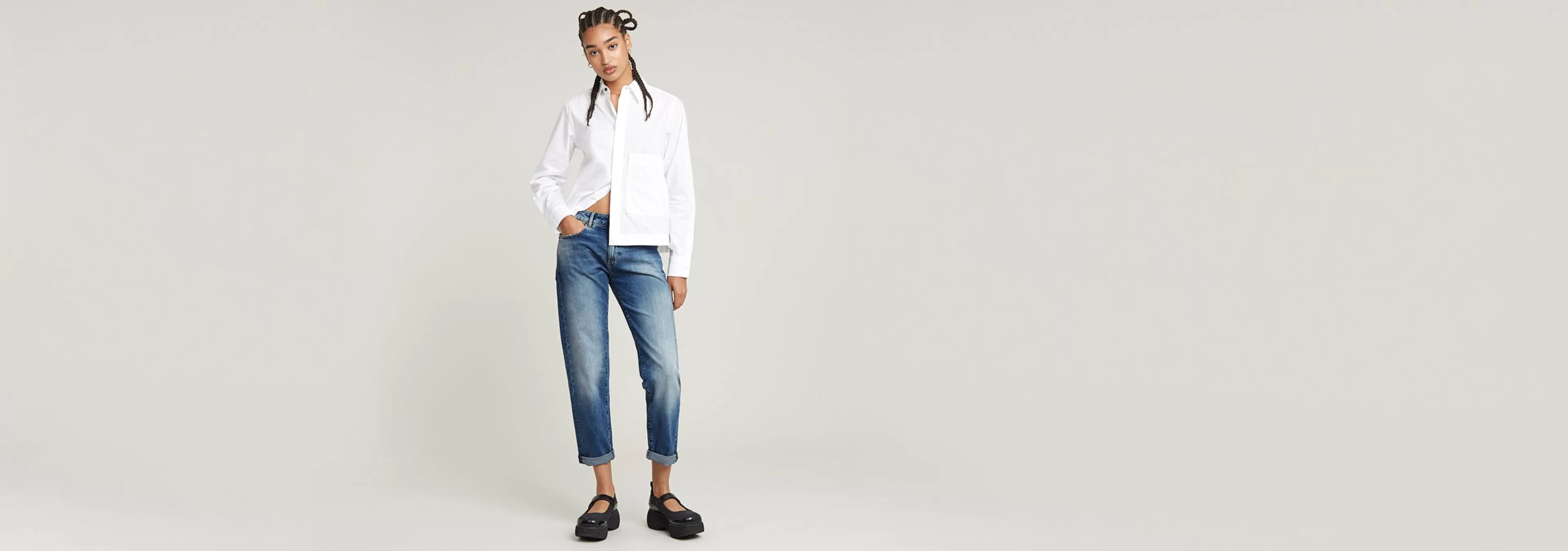 Sale G-Star Kate Boyfriend Jeans vintage azure
