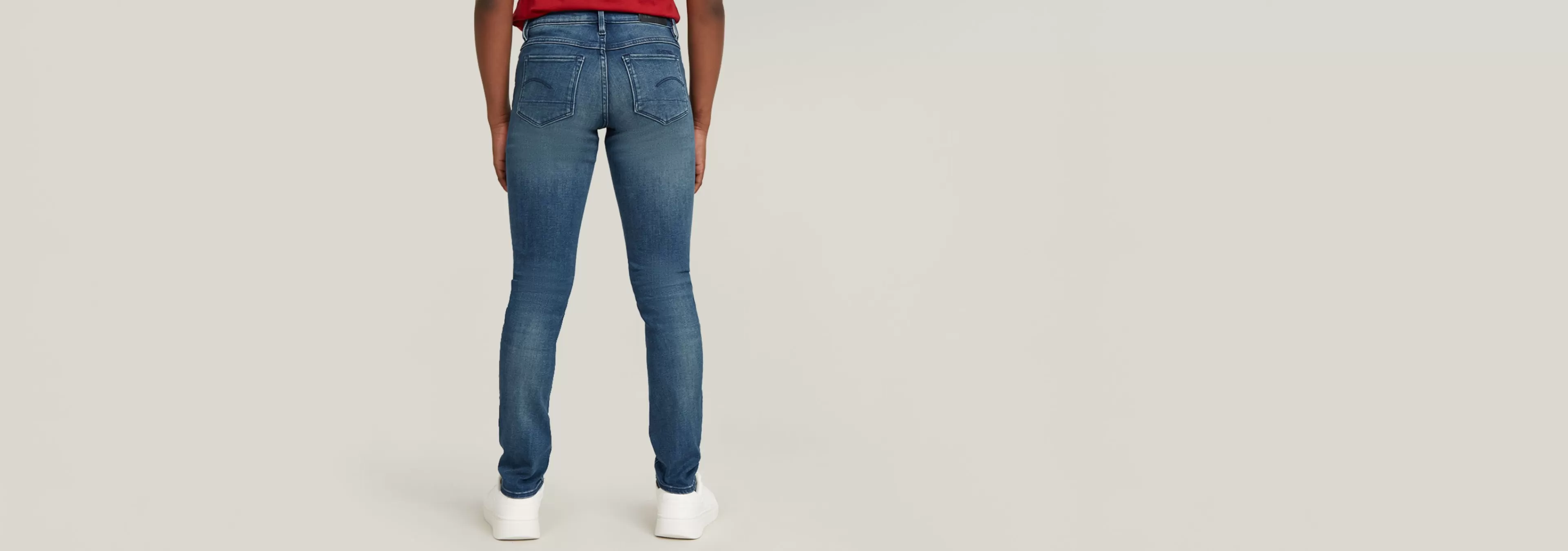 Clearance G-Star Kids 3301 Skinny Jeans Faded Indigo