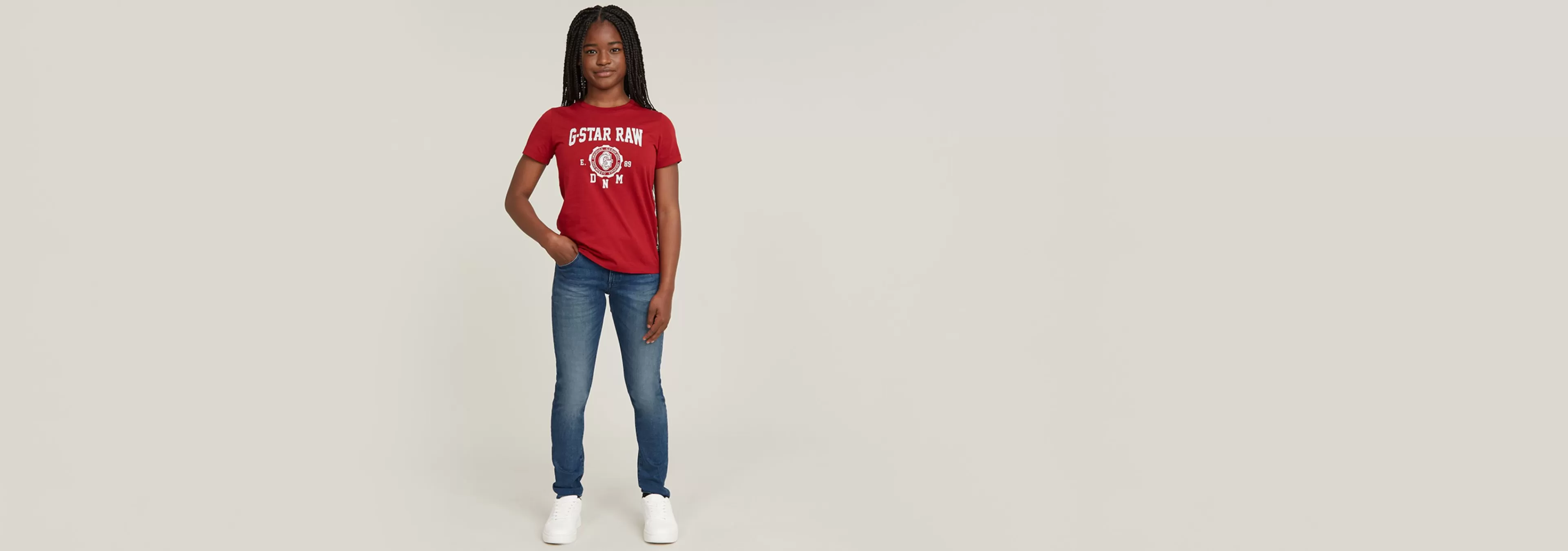 Clearance G-Star Kids 3301 Skinny Jeans Faded Indigo