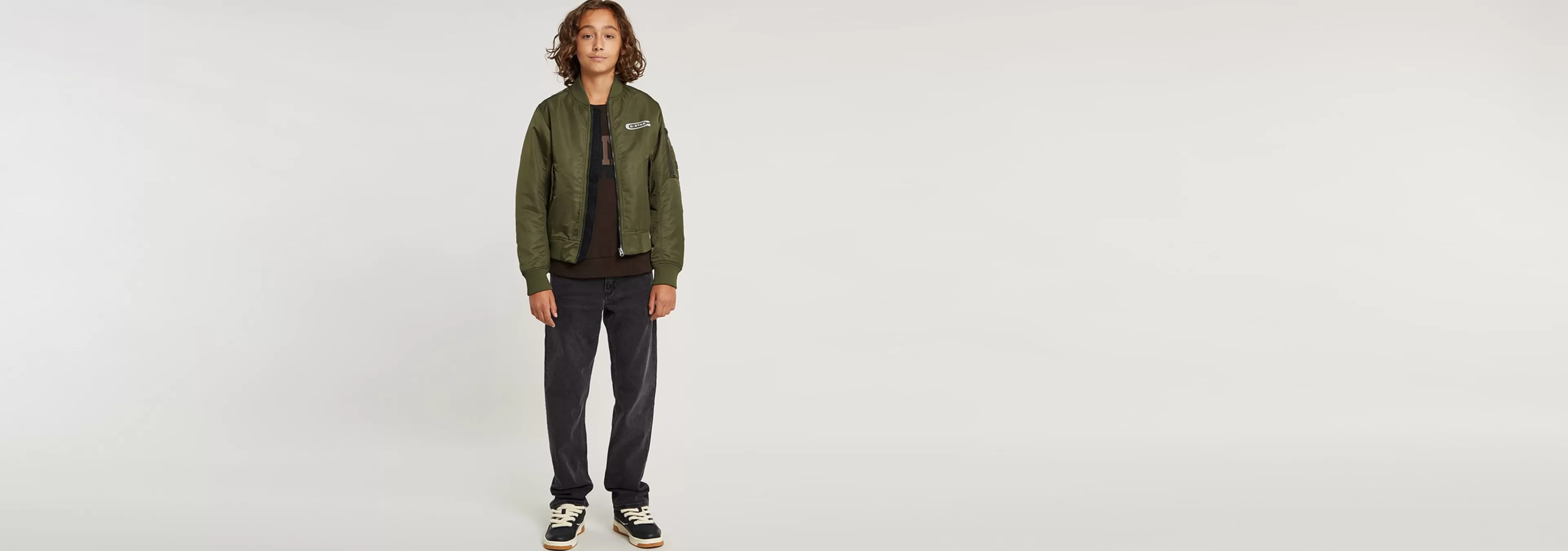 Best Sale G-Star Kids Bomberjack shadow olive