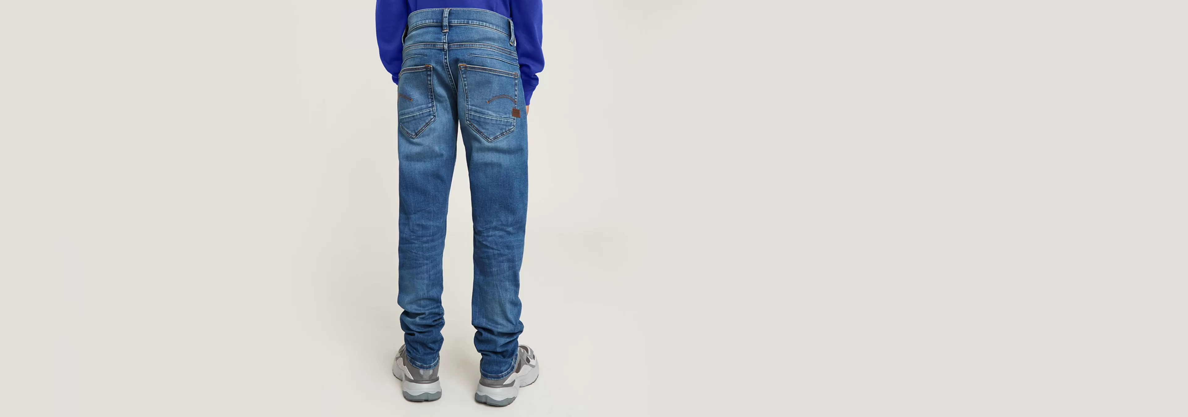 New G-Star Kids D-Staq Slim Jeans medium indigo aged