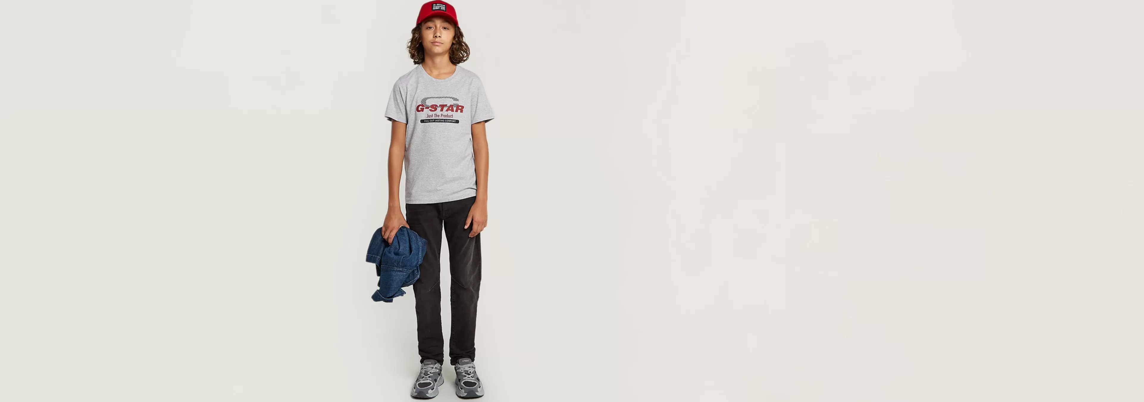 Cheap G-Star Kids D-Staq Slim Jeans medium aged faded